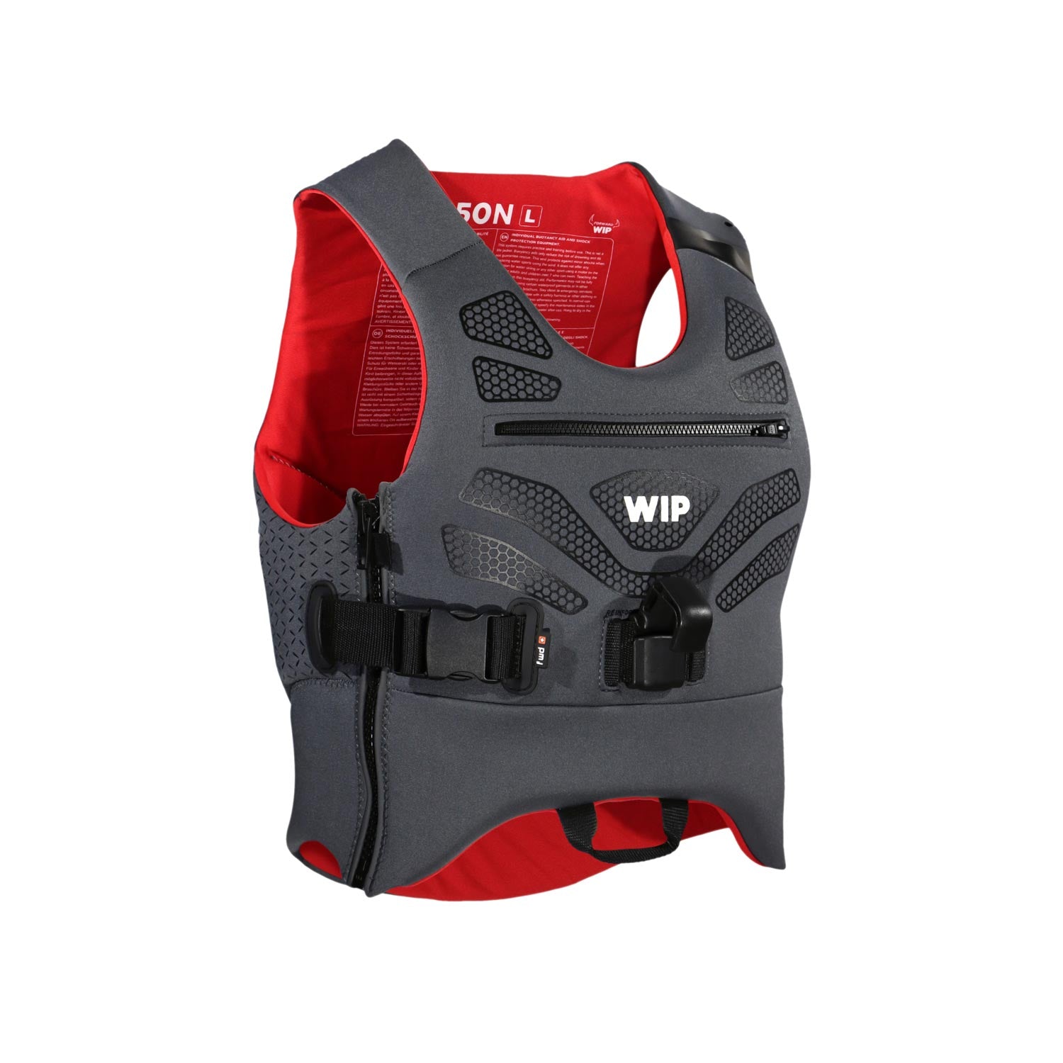 Peldveste ar āķi Forward WIP Wing Neo Vest 50N - pelēka