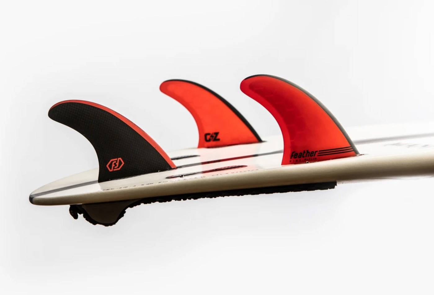 Feather Fins Gony Zubizarreta Red Core Carbon Click Tab – Thruster 3 fins