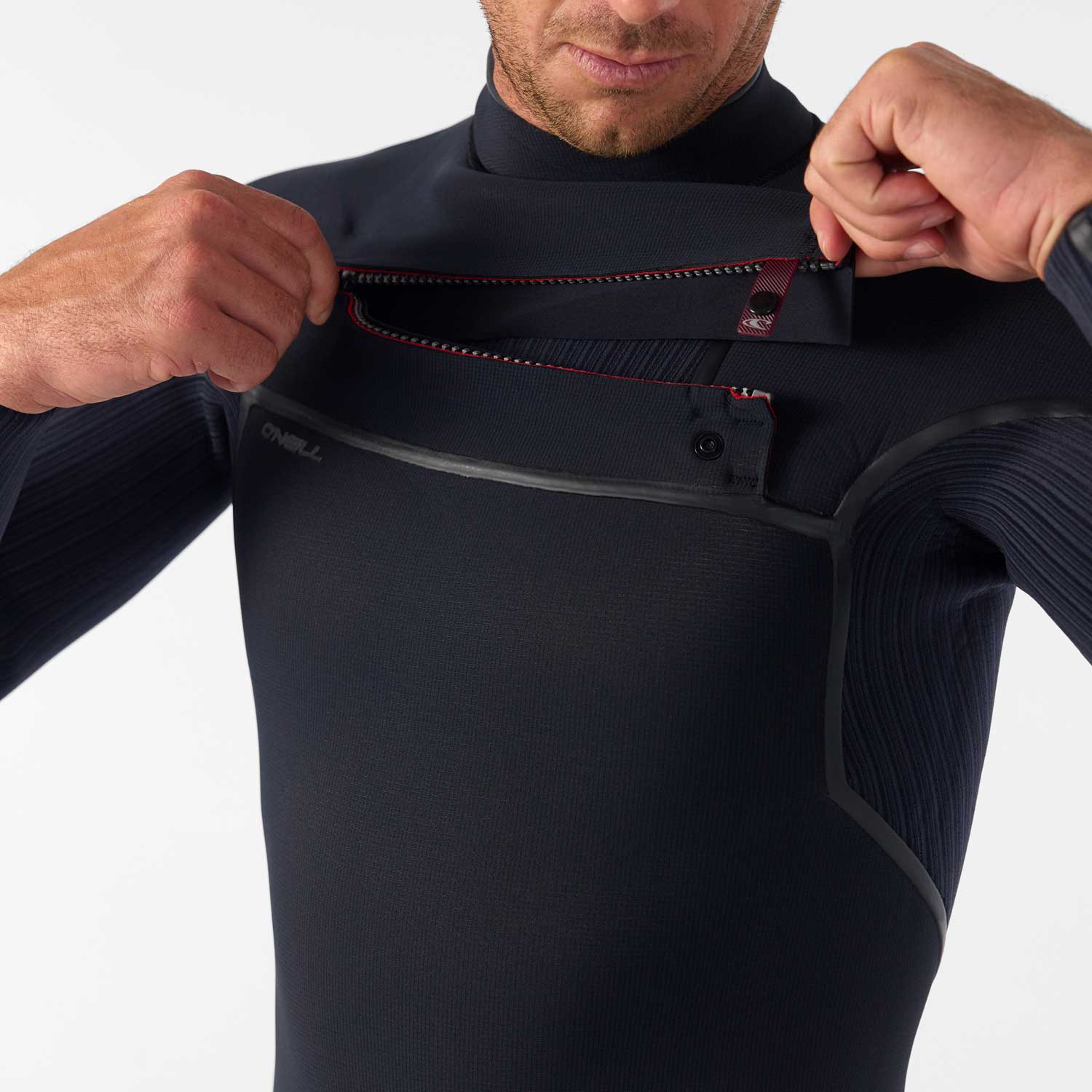 O'Neill Hyperfreak Fire 5/4+ mm Chest Zip hidrotērps – Melns A00