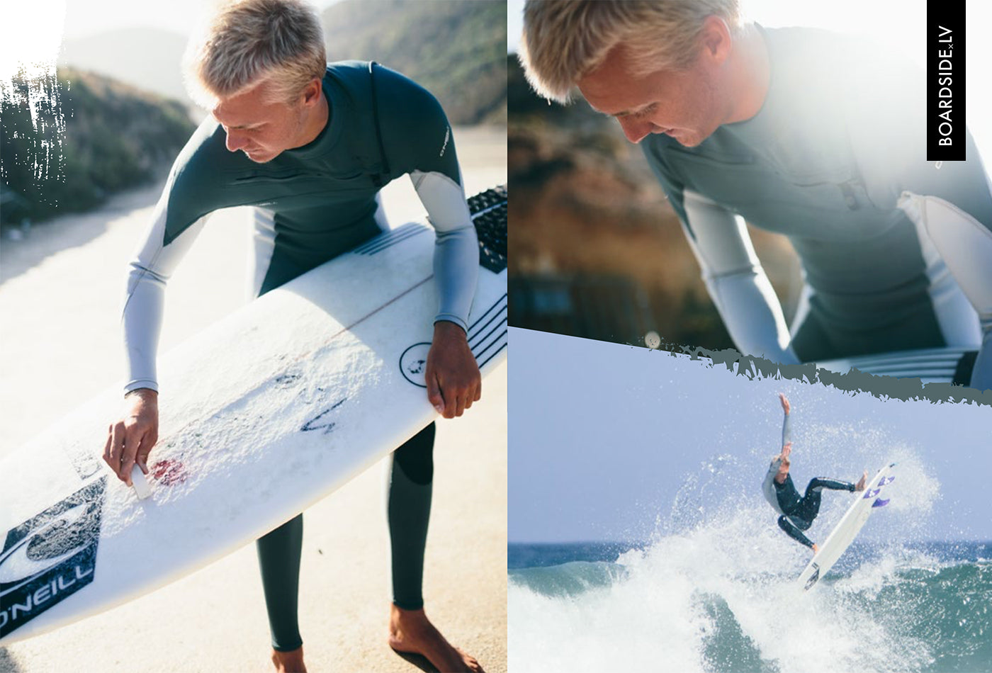 O'Neill Hammer 3/2 mm Chest Zip Full Wetsuit – Slate/Black EJ4