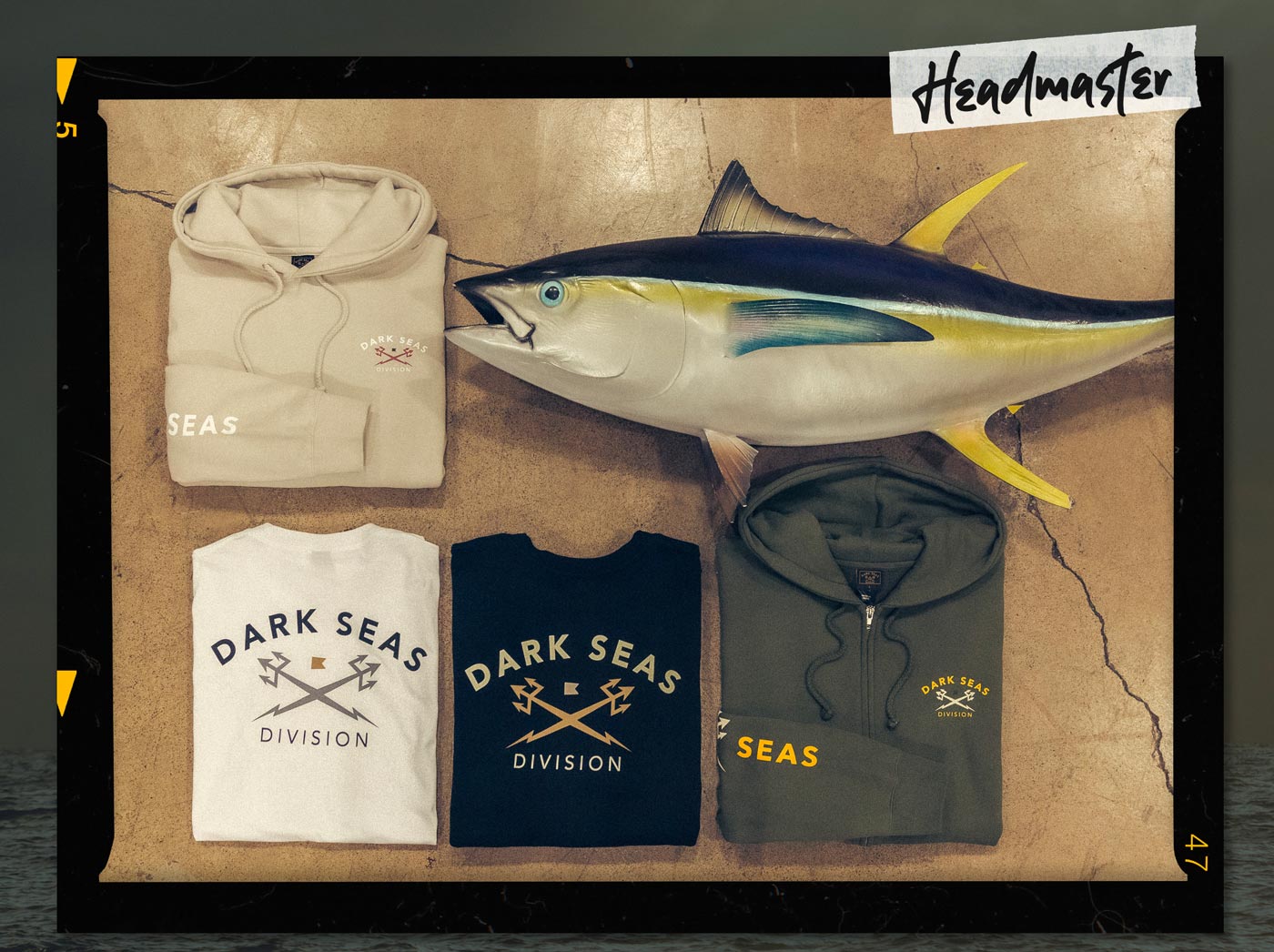 Dark Seas Headmaster Heavyweight hūdijs – Melns