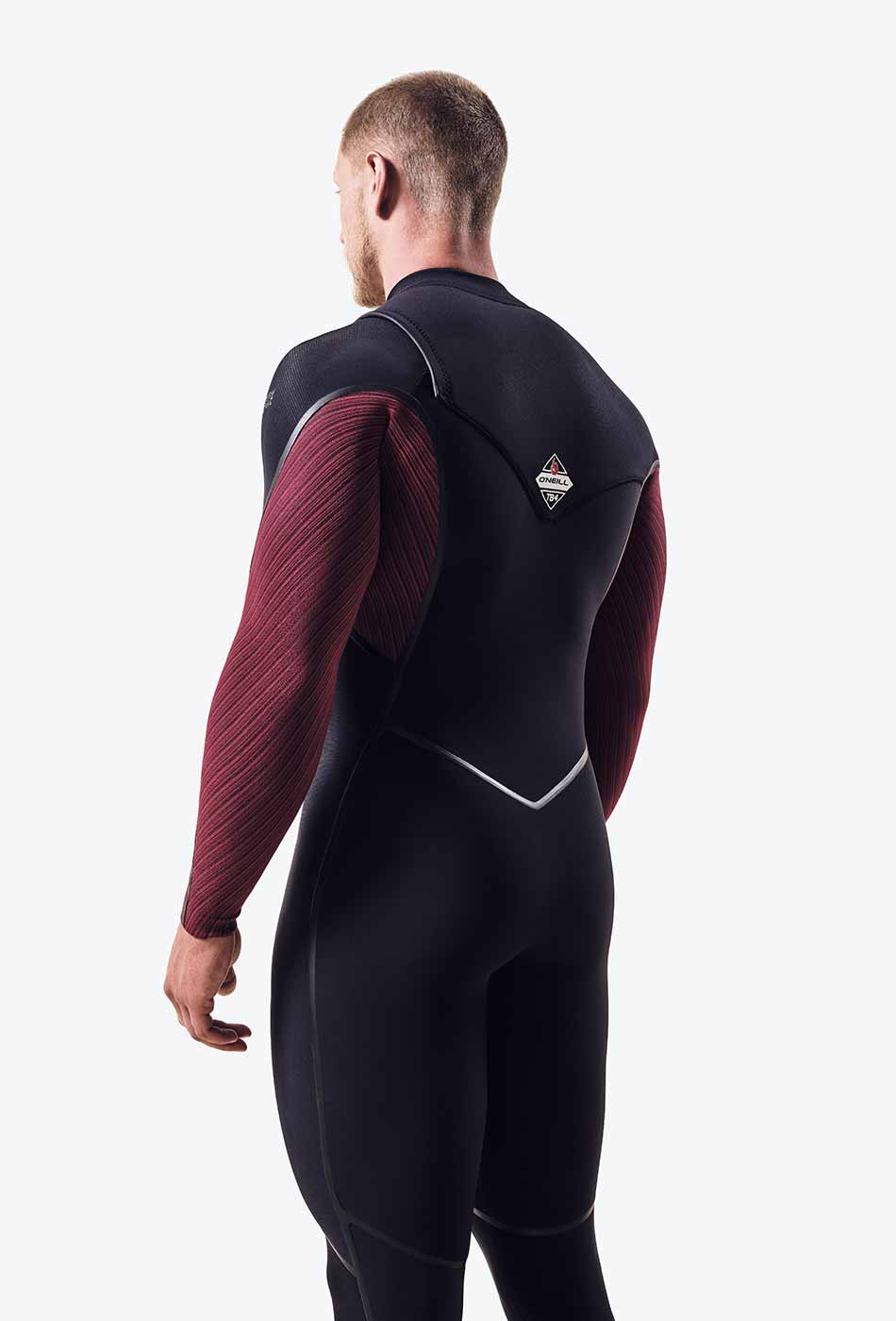 Wetsuit O'Neill Hyperfreak Fire 5/4+ mm Chest Zip – Black A00