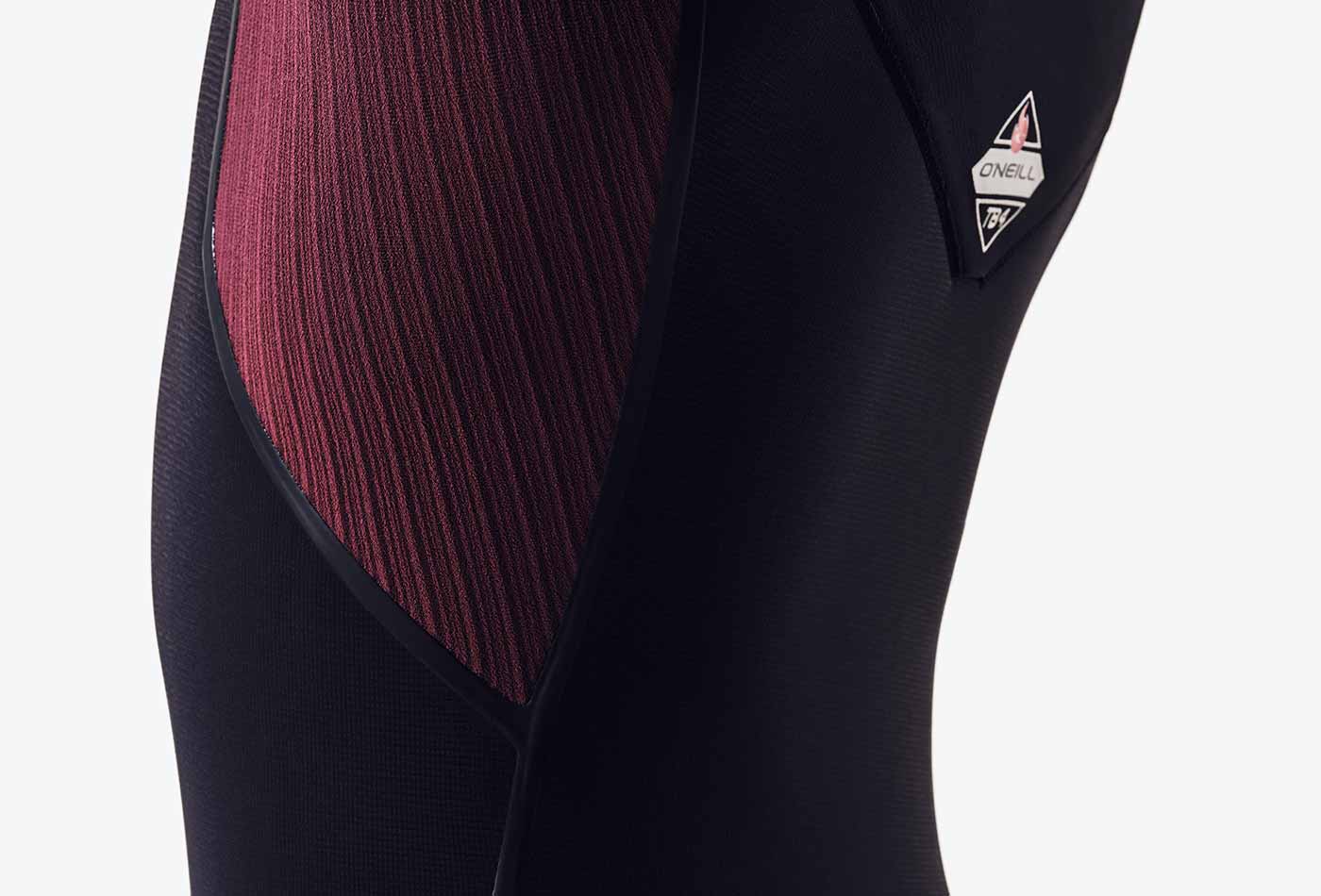 Wetsuit O'Neill Hyperfreak Fire 5/4+ mm Chest Zip – Dark Red F96