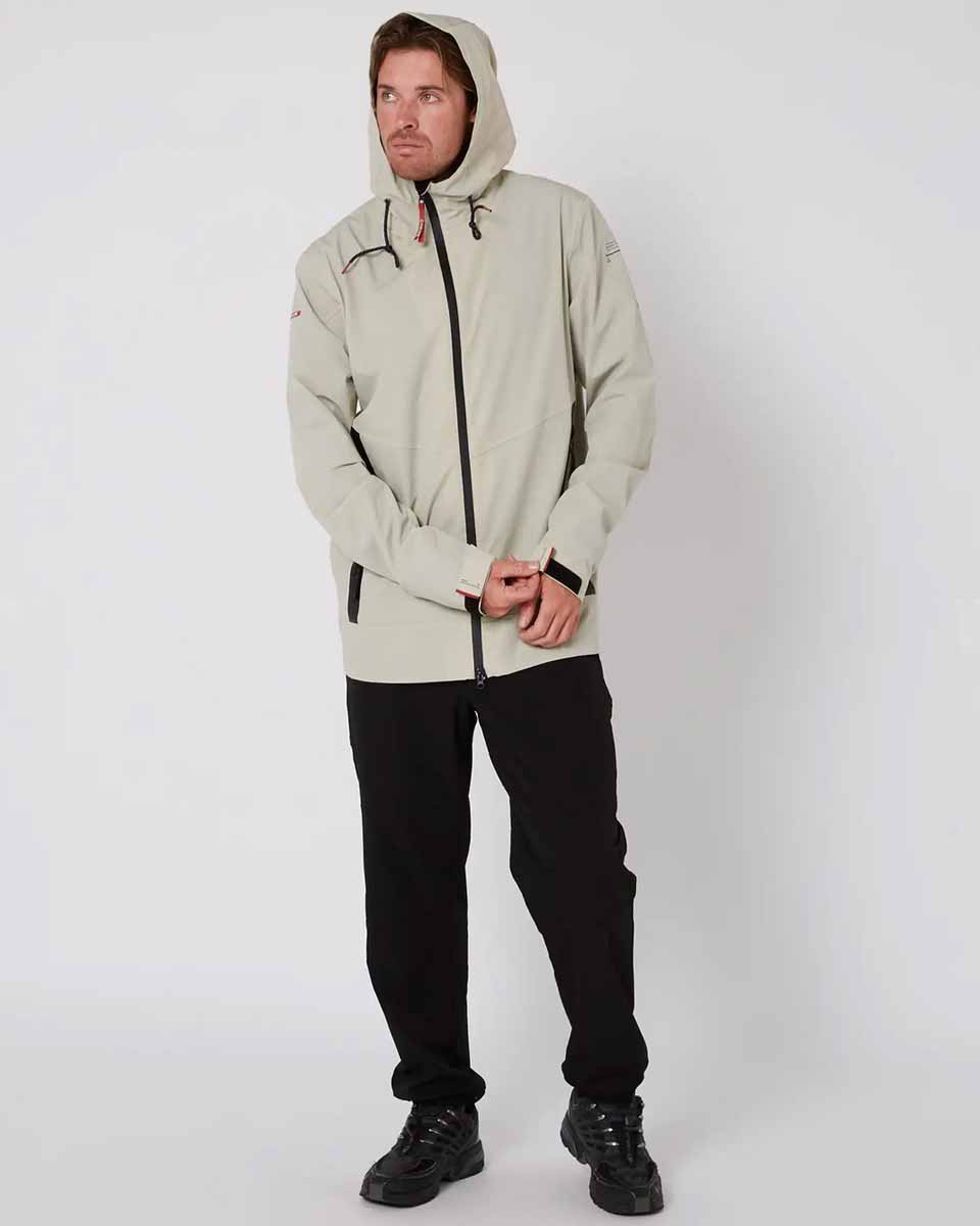 Follow Outer Spray Zip-Through Jacket - Bone