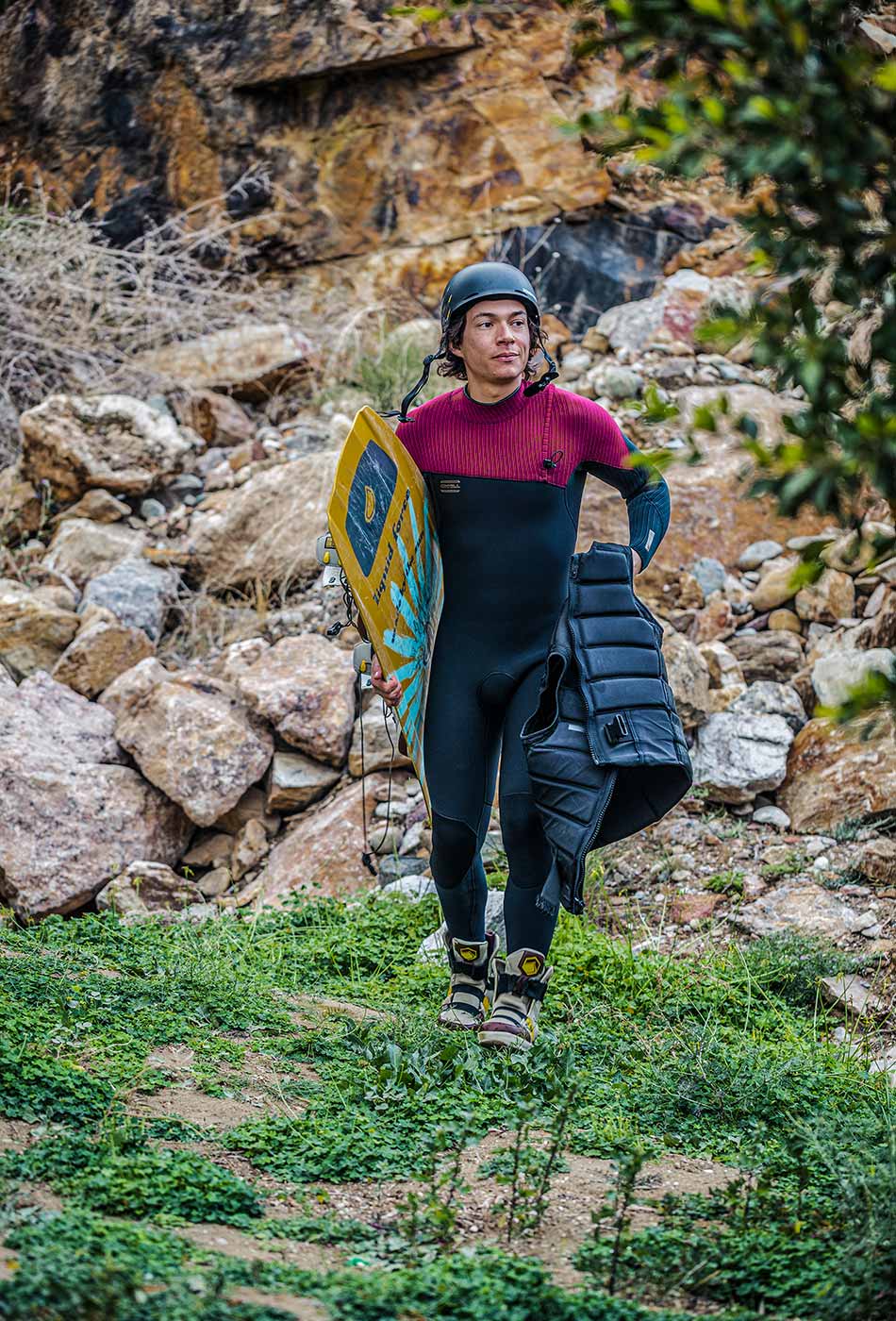 O'Neill HyperFreak Comp 4/3 mm Zipless Full Wetsuit – Black/Bloodshot E99