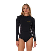 Ocean & Earth Ladies Oceana L/S Back Zip Lycra Suit – Black