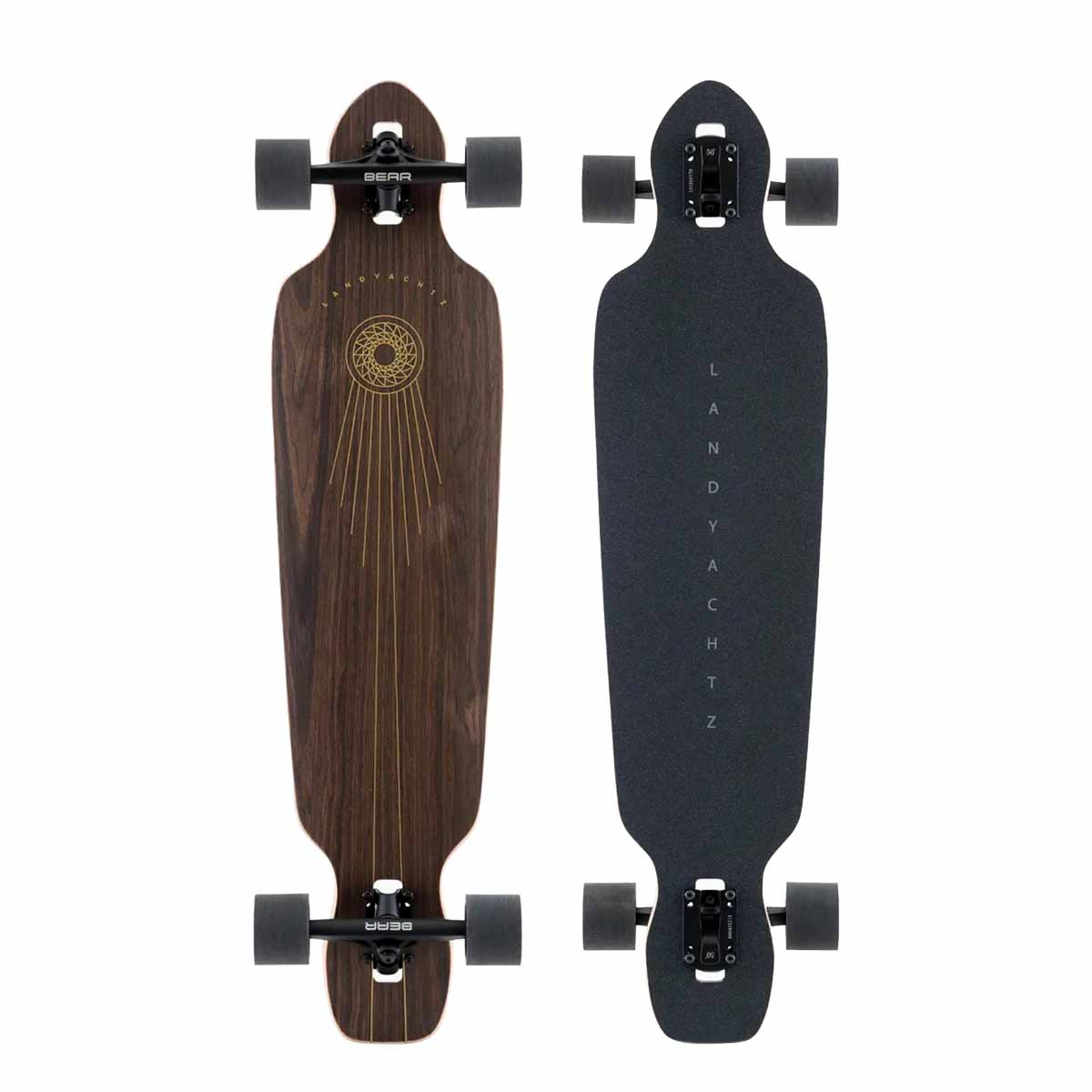 Landyachtz Battle Axe Black Space Rock 38 Longboard - 97cm