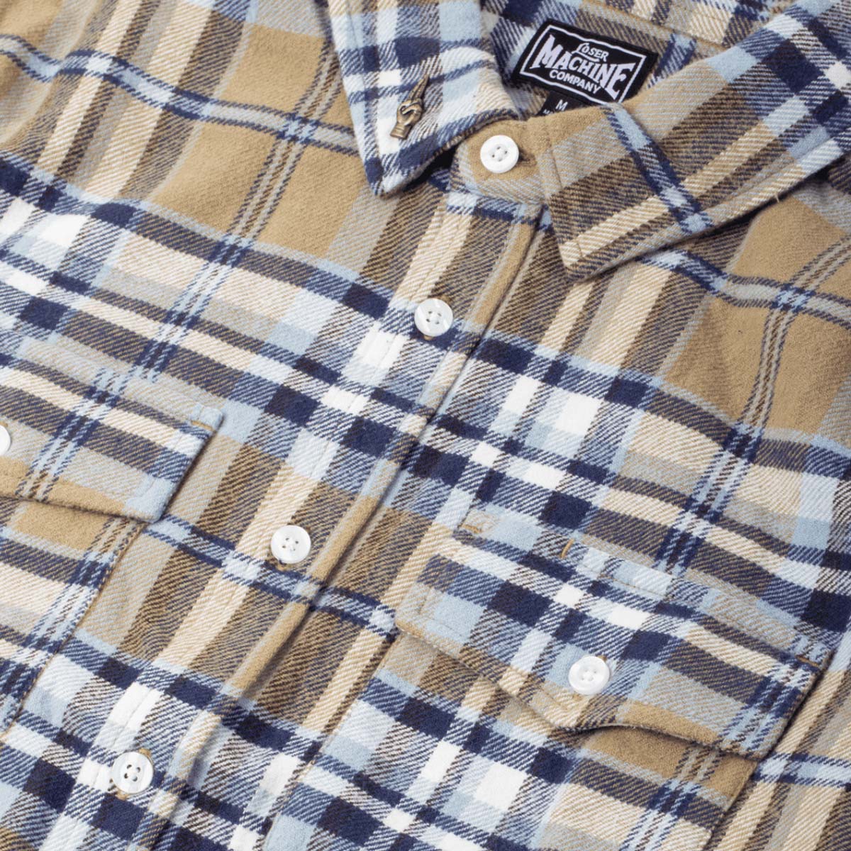 Flaneļa krekls Loser Machine Yucca W/O Print Woven Shirt – Aloe