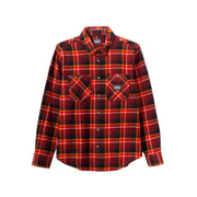 Bieza flaneļa krekls Loser Machine Hillside W/O Print Woven Shirt – sarkans