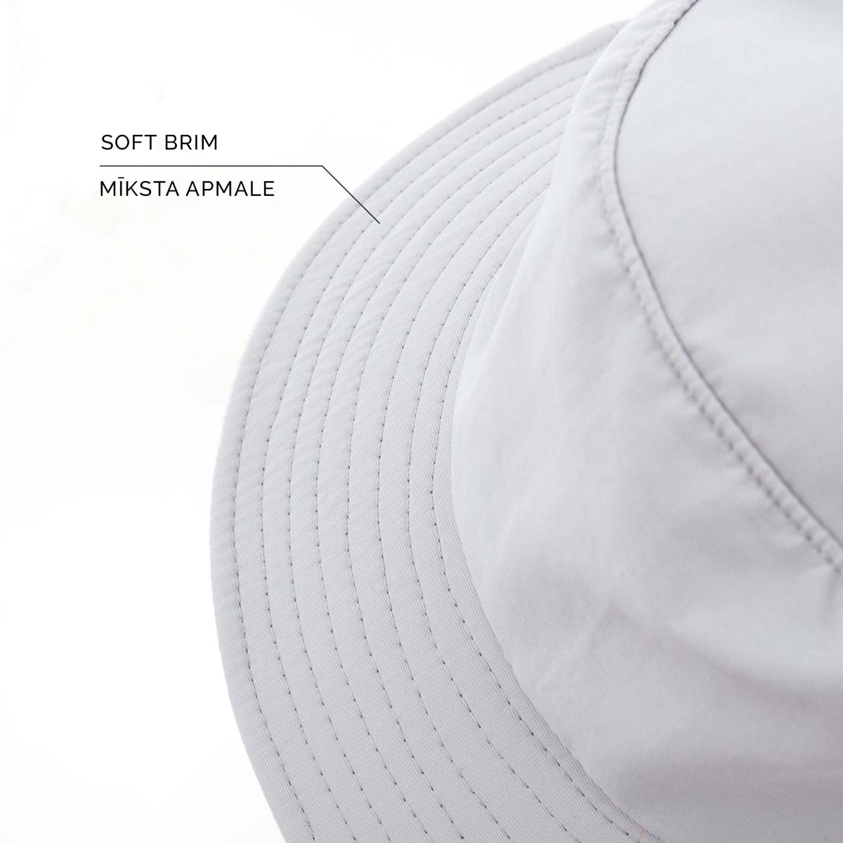 Ocean & Earth Bingin Soft Peak Surf Hat – Black