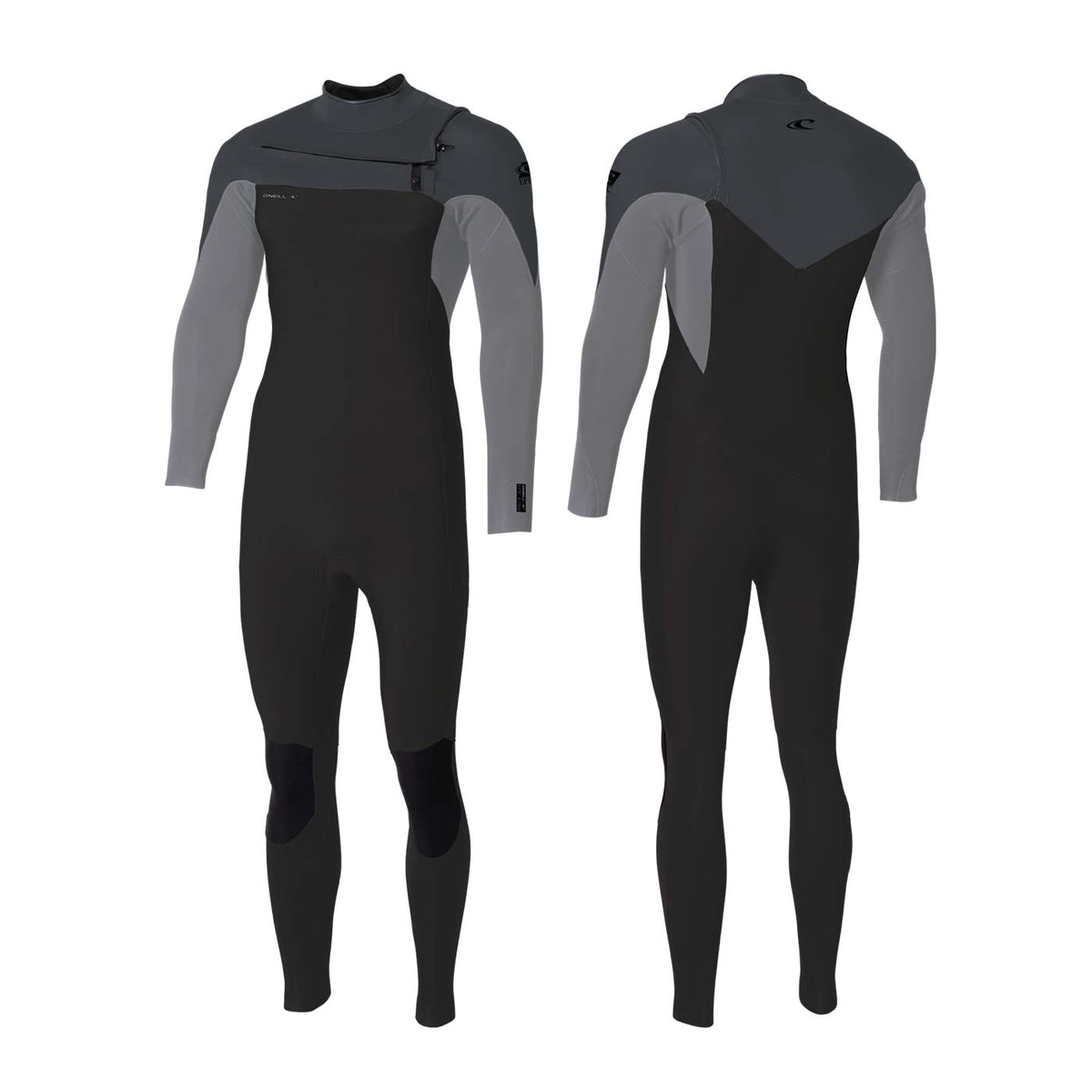 Garais hidrotērps O'Neill Epic 5/4 mm Chest Zip Full – Temperedsteel/Smoke/Graph IU1