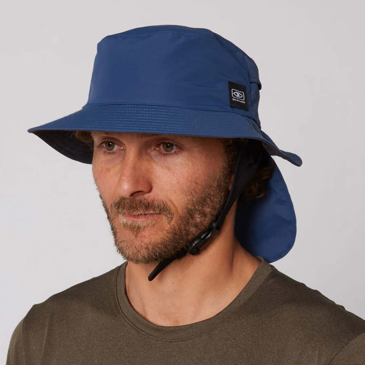 Sērfošanas cepure Ocean and Earth Indo Stiff Peak Surf Hat – Navy zila
