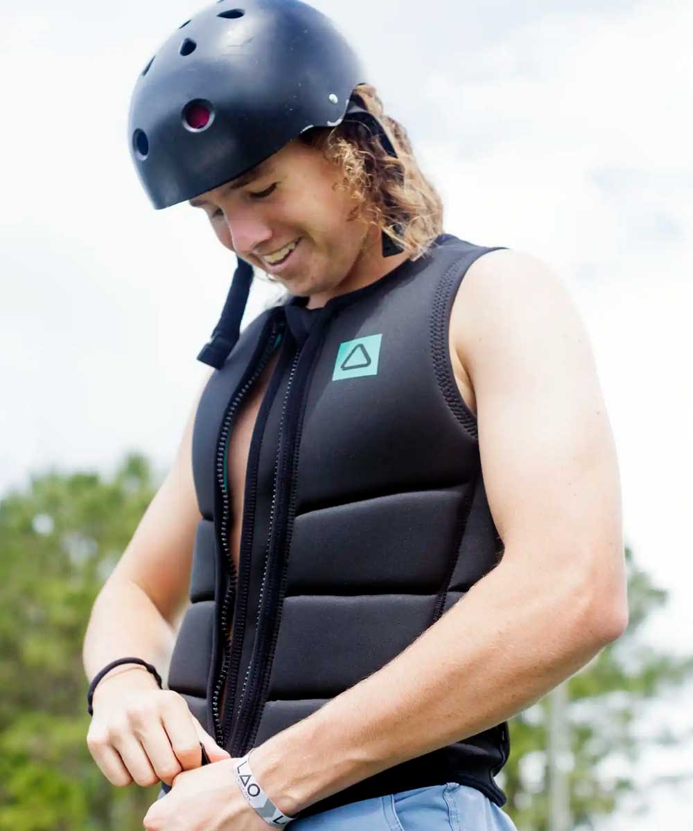 Follow Corp Impact Vest - Charcoal