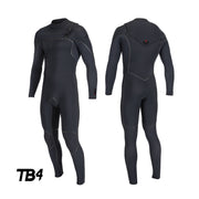 Wetsuit O'Neill Hyperfreak Fire 5/4+ mm Chest Zip – Black A00