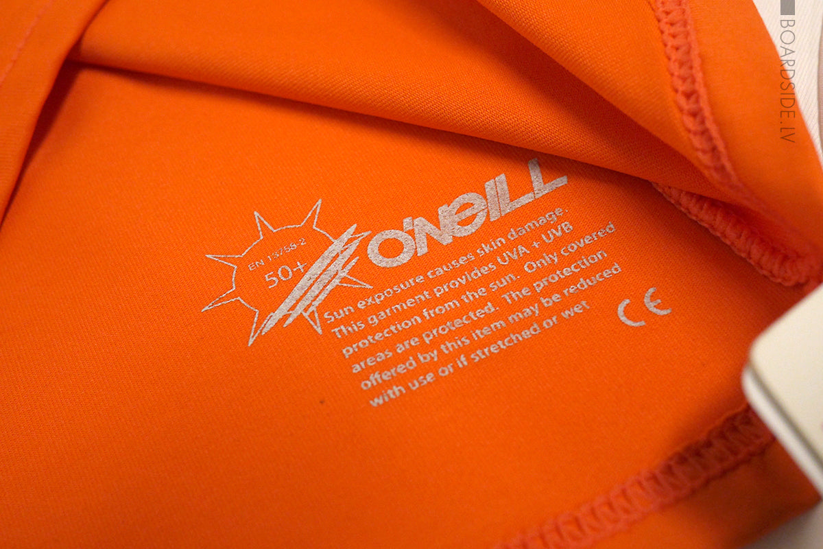 O'Neill WMS Color Block Rash Tee likras krekls – oranžs/lillā