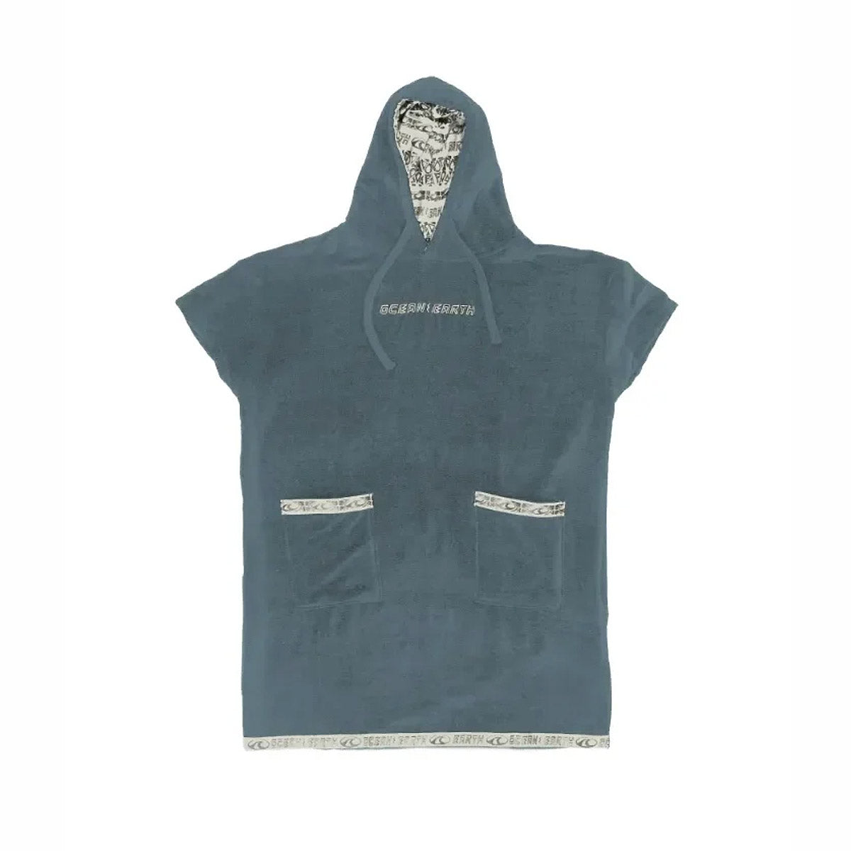 Ocean & Earth Strike Hooded Poncho – Petrol