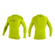 O'Neill Basic Skins LS Rash Guard – Lime