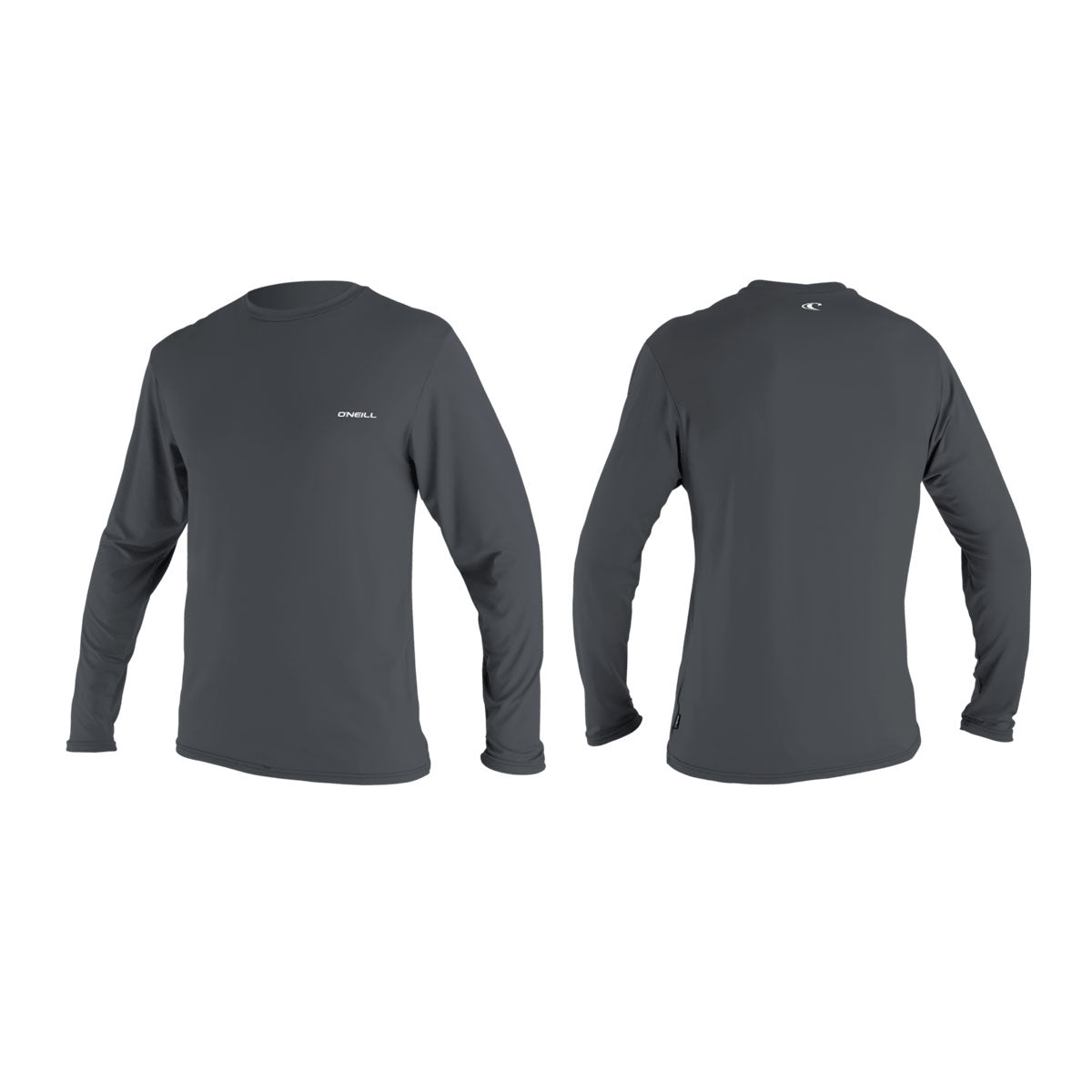 Likras krekls O'Neill Basic Skins L/S Sun Shirt – Grafīta pelēks 009