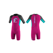 O'Neill Toddler Reactor Spring 2 mm Wetsuit – Berry/Lightaqua/Graph DR8