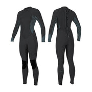 O'Neill Wms Bahia 3/2 Back Zip Full sieviešu hidrotērps – Ēnas pelēks ar rakstu IT1