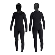 Sieviešu hidrotērps ar kapuci O'Neill WMS Epic 6/4 mm Chest Zip W/Hood - melns A05