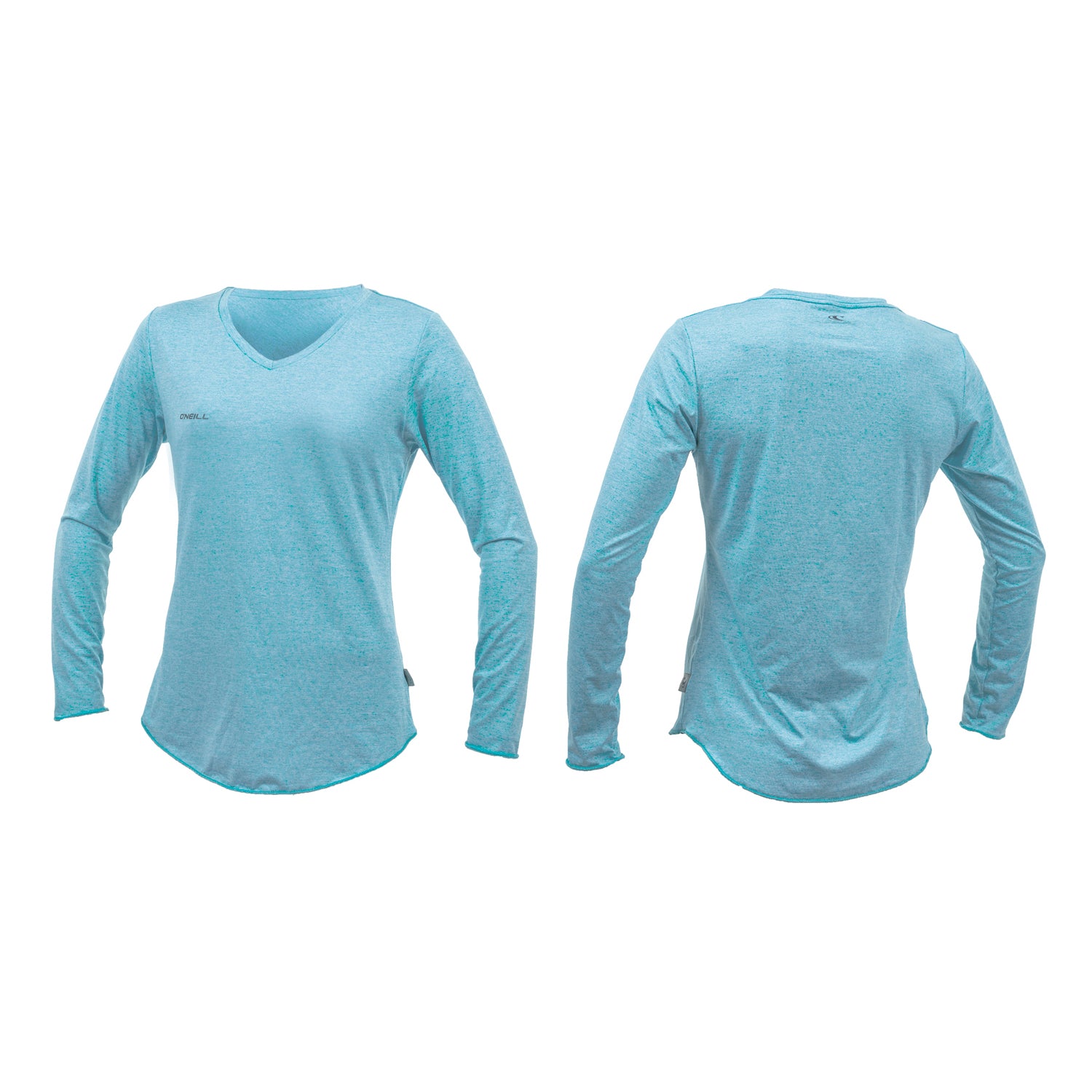 O'Neill Wms Hybrid L/S V-Neck Sun Shirt – Turquise