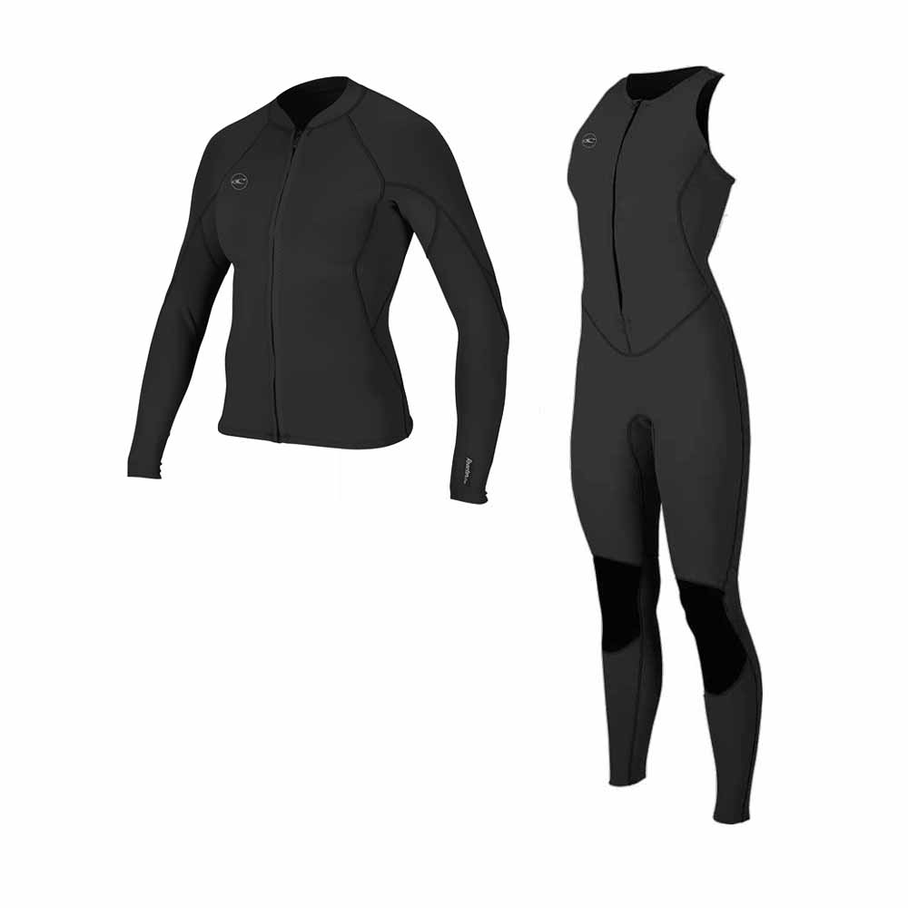 O'Neill WMS Reactor II Front Zip 1.5mm Jacket – Black A00
