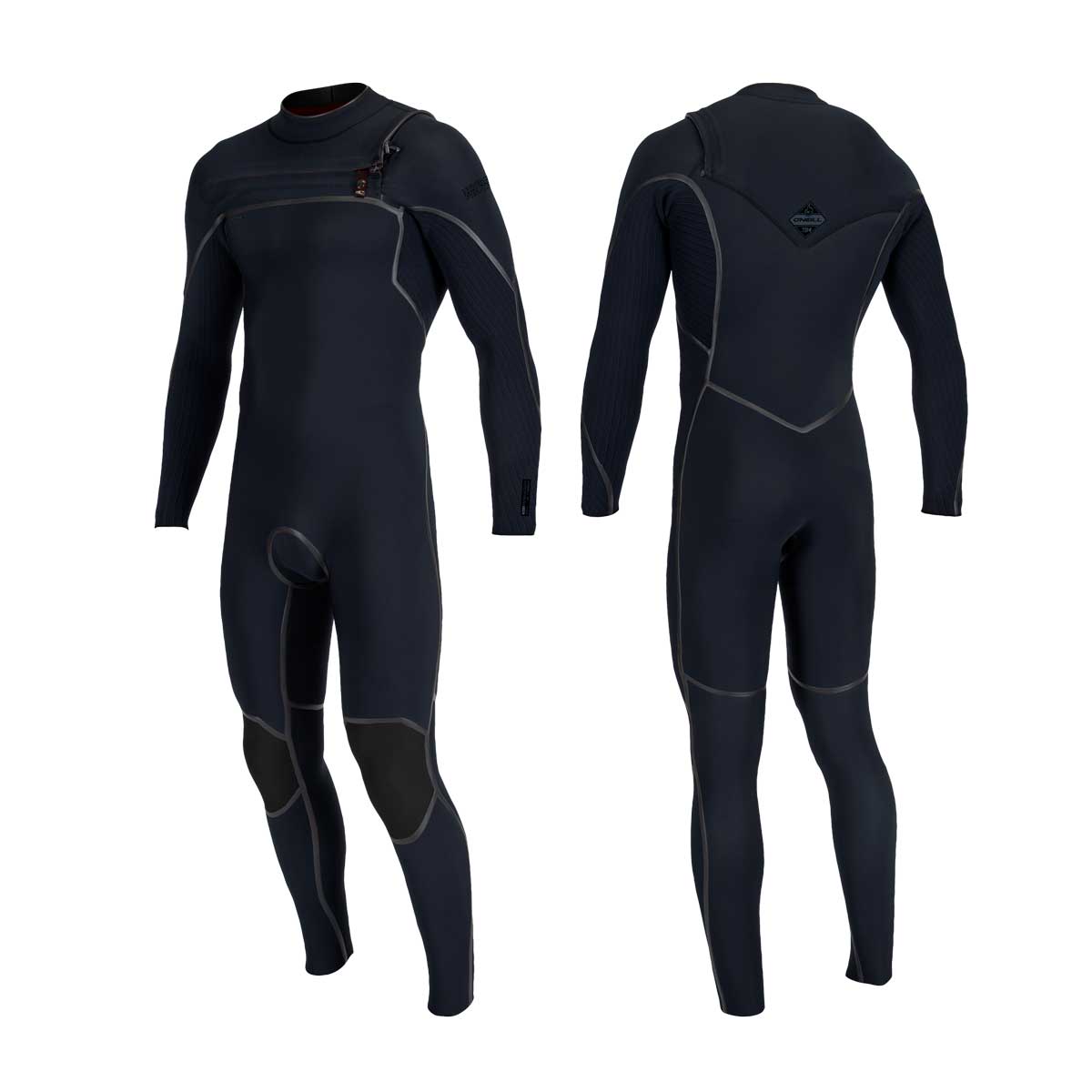 Wetsuit O'Neill Hyperfreak Fire 5/4+ mm Chest Zip – Carbon IA7