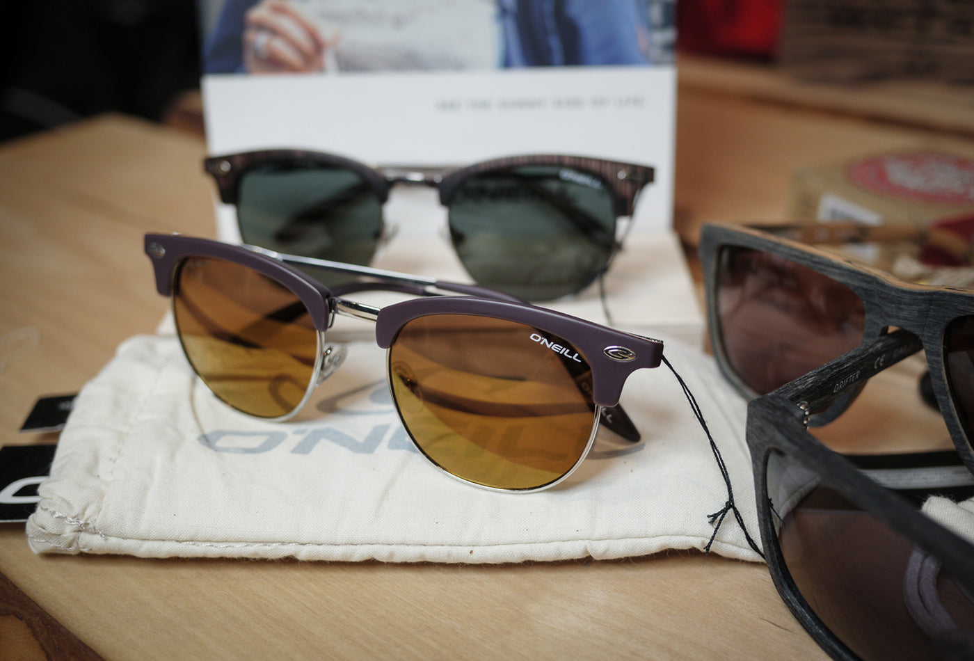 O'Neill Coast Sunglasses –  104P Matt Black