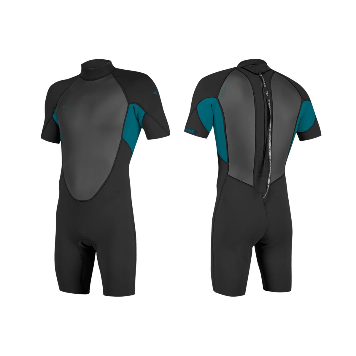 Bērnu hidrotērps O'Neill Youth Reactor-2 2mm Back Zip S/S Spring – Jūras zaļš HJ5