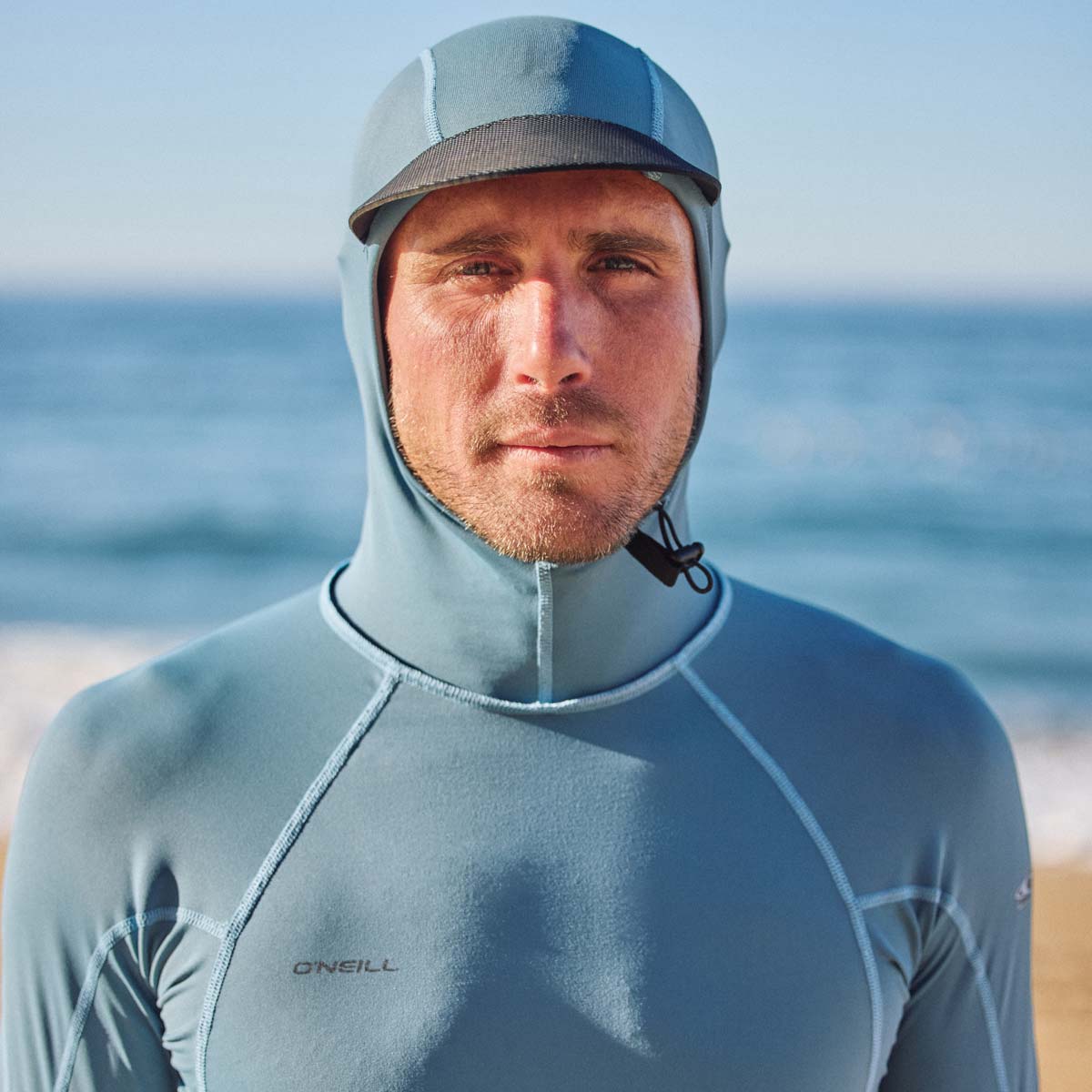 Likras krekls ar kapuci O'Neill Hyperfreak Skins L/S Rash Guard w/Hood – IR5