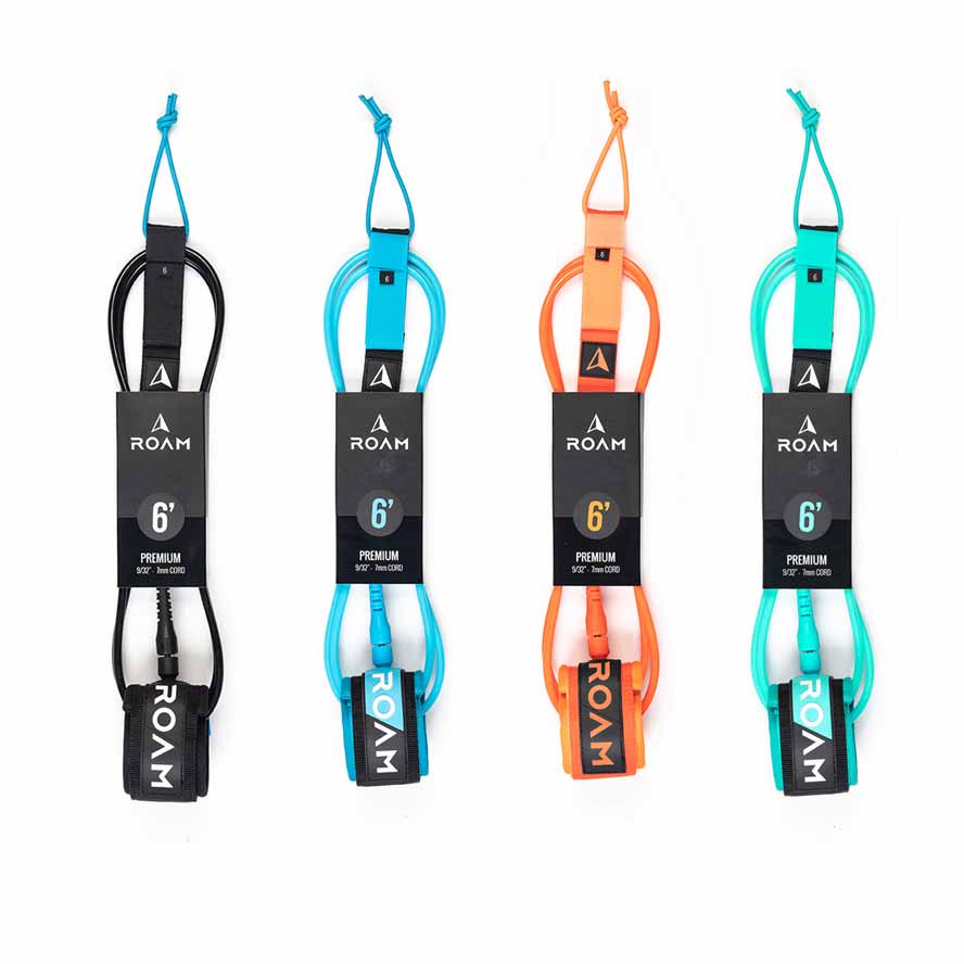 Roam Premium Surfboard Leash - 6ft
