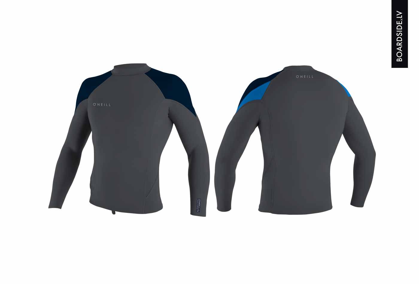 O'Neill Reactor-2 1.5mm L/S Top – Graphite/Abyss/Ocean IL3