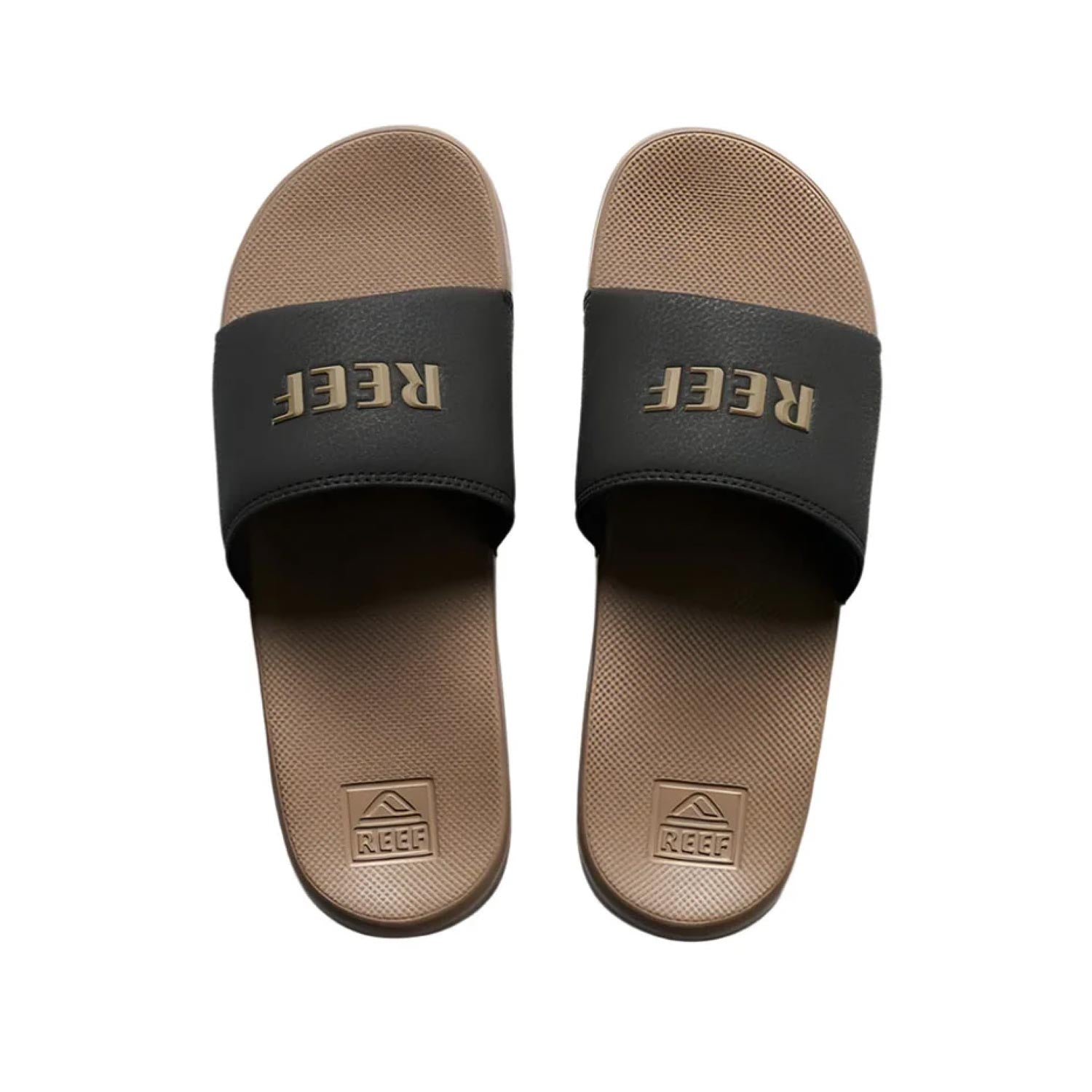 Vīriešu iešlūcenes Reef One Slide – Black/Fossil