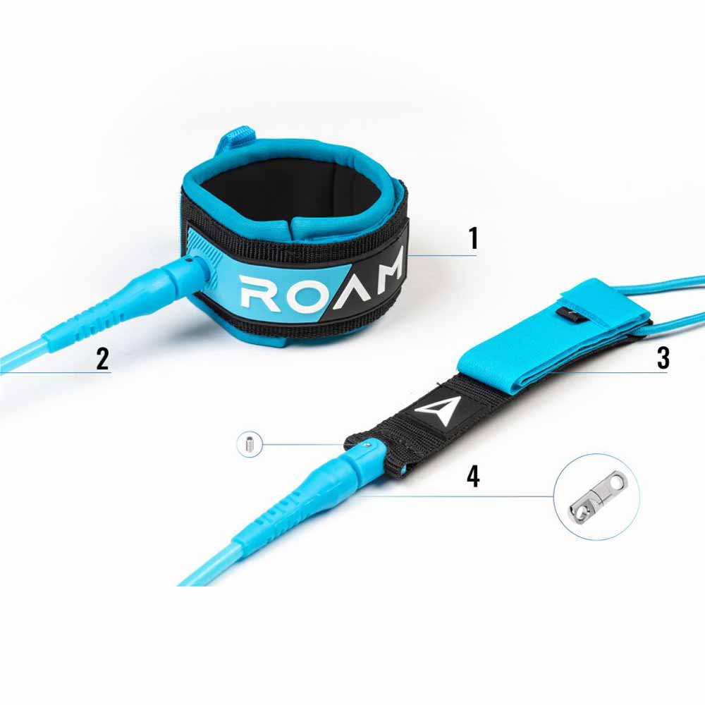Roam Premium Surfboard Leash - 6ft
