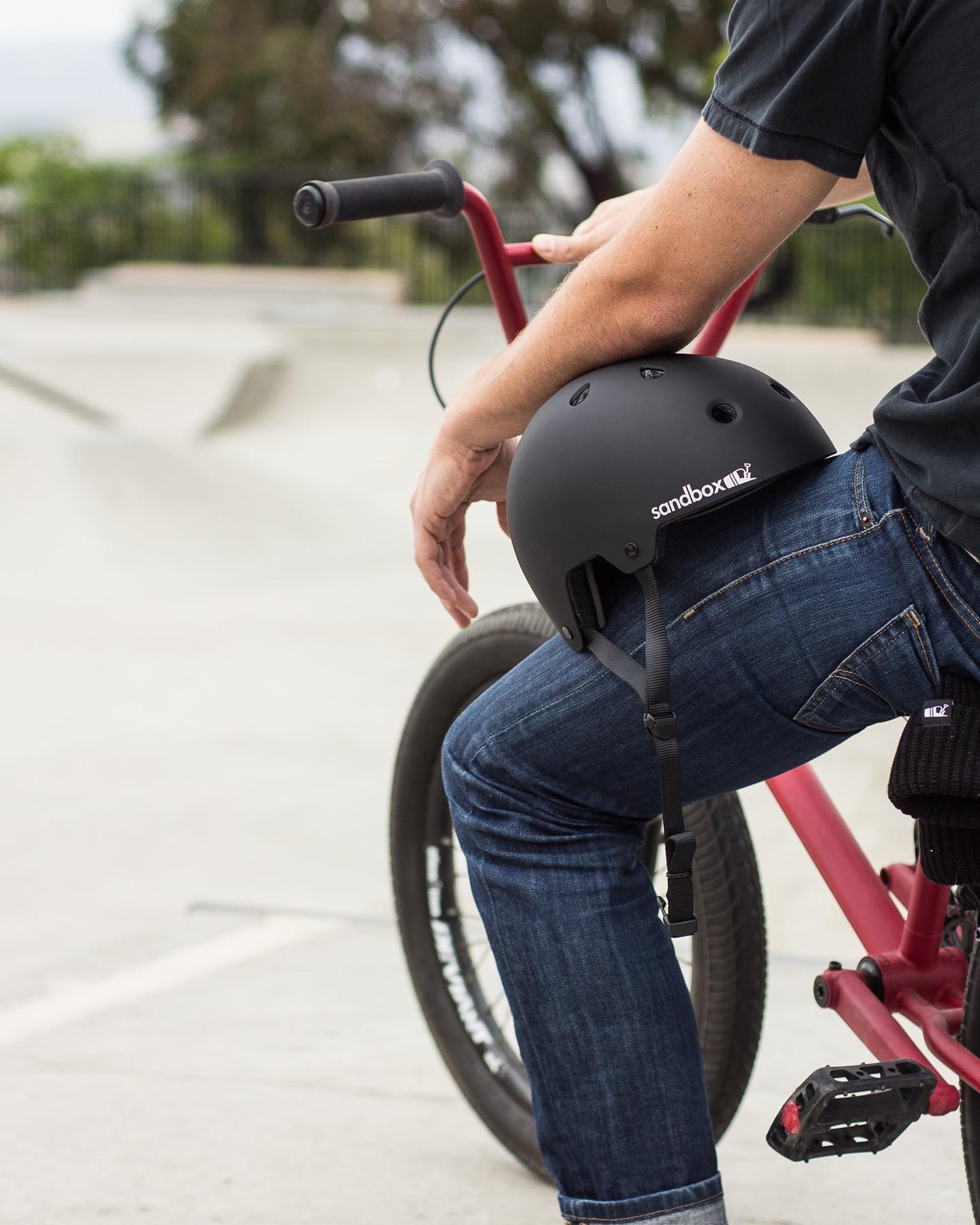 SandBox Legend Low Rider Helmet – Black