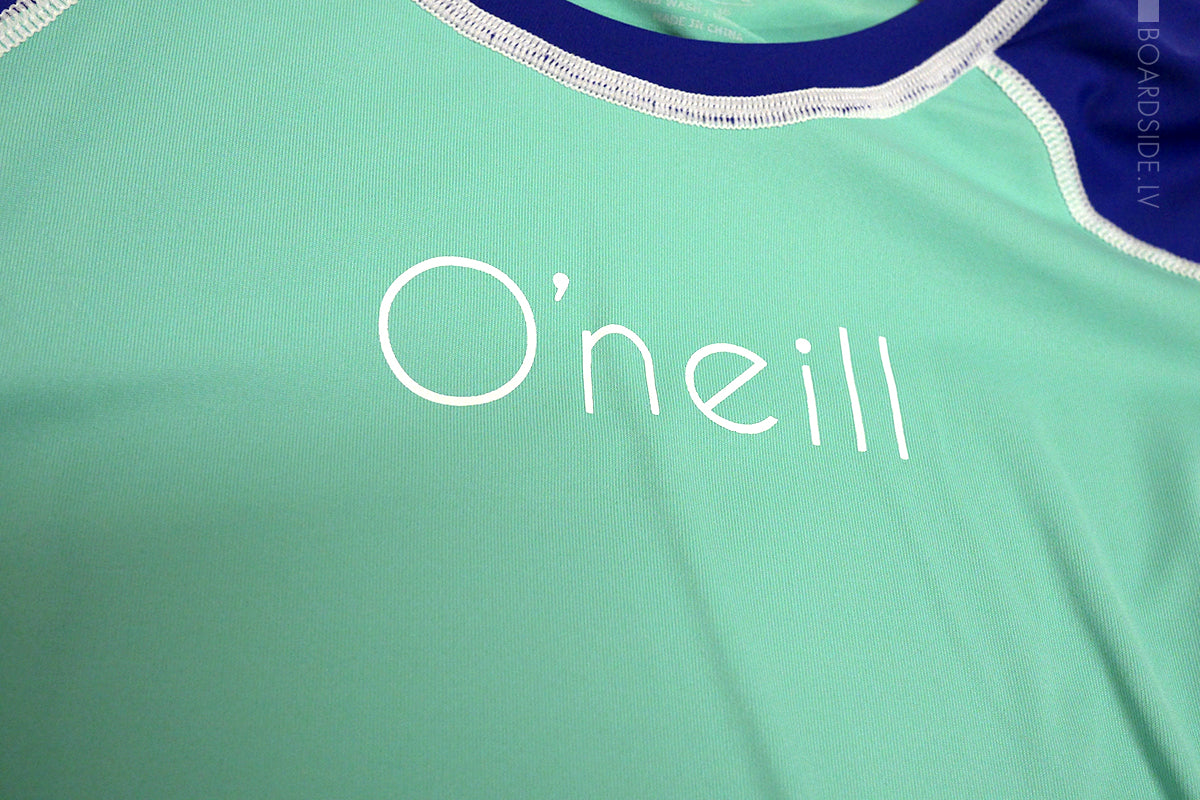 O'Neill WMS Color Block SS Rash Tee likras krekls – zils/zaļš