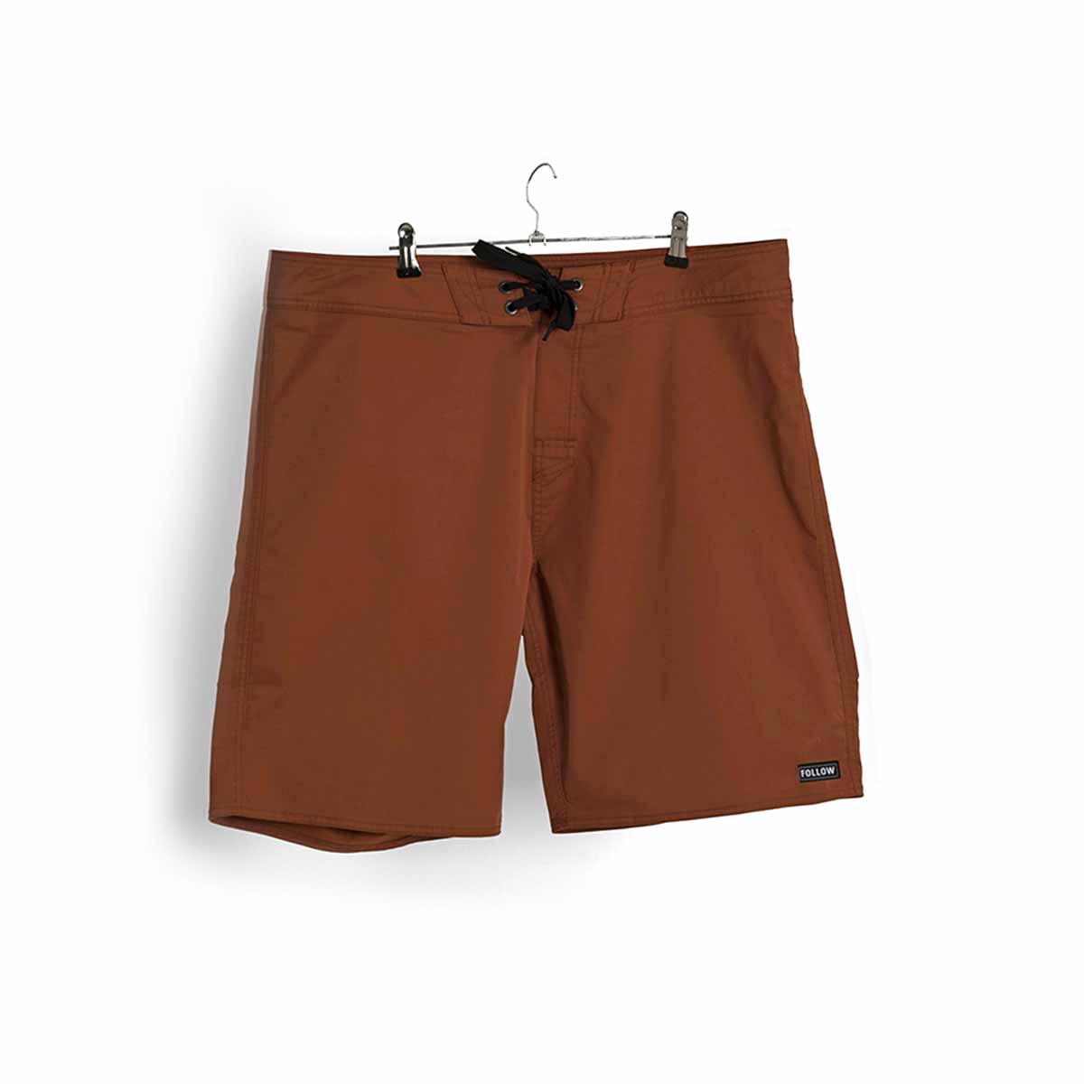 Follow Simple Boardie Boardshorts – Rust