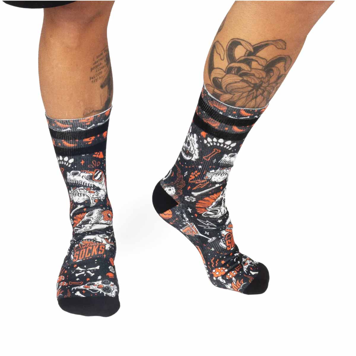 American Socks Slick Dinos Mid High