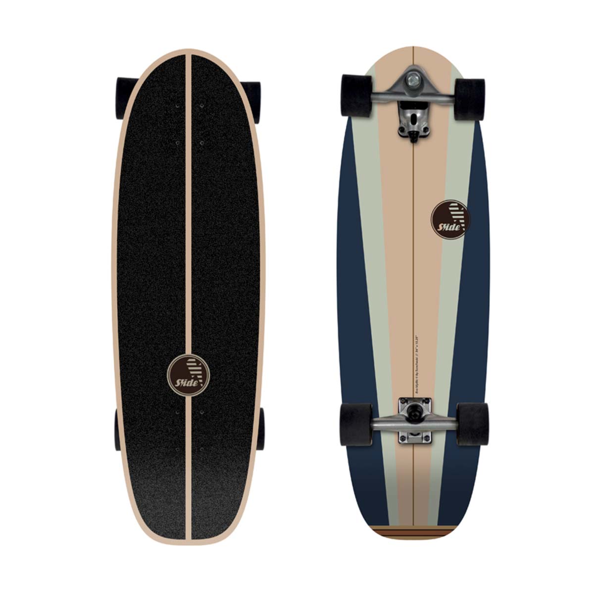 Surf Skate skrituļdēlis Slide Evo-Lution 34 Glide - 86 cm