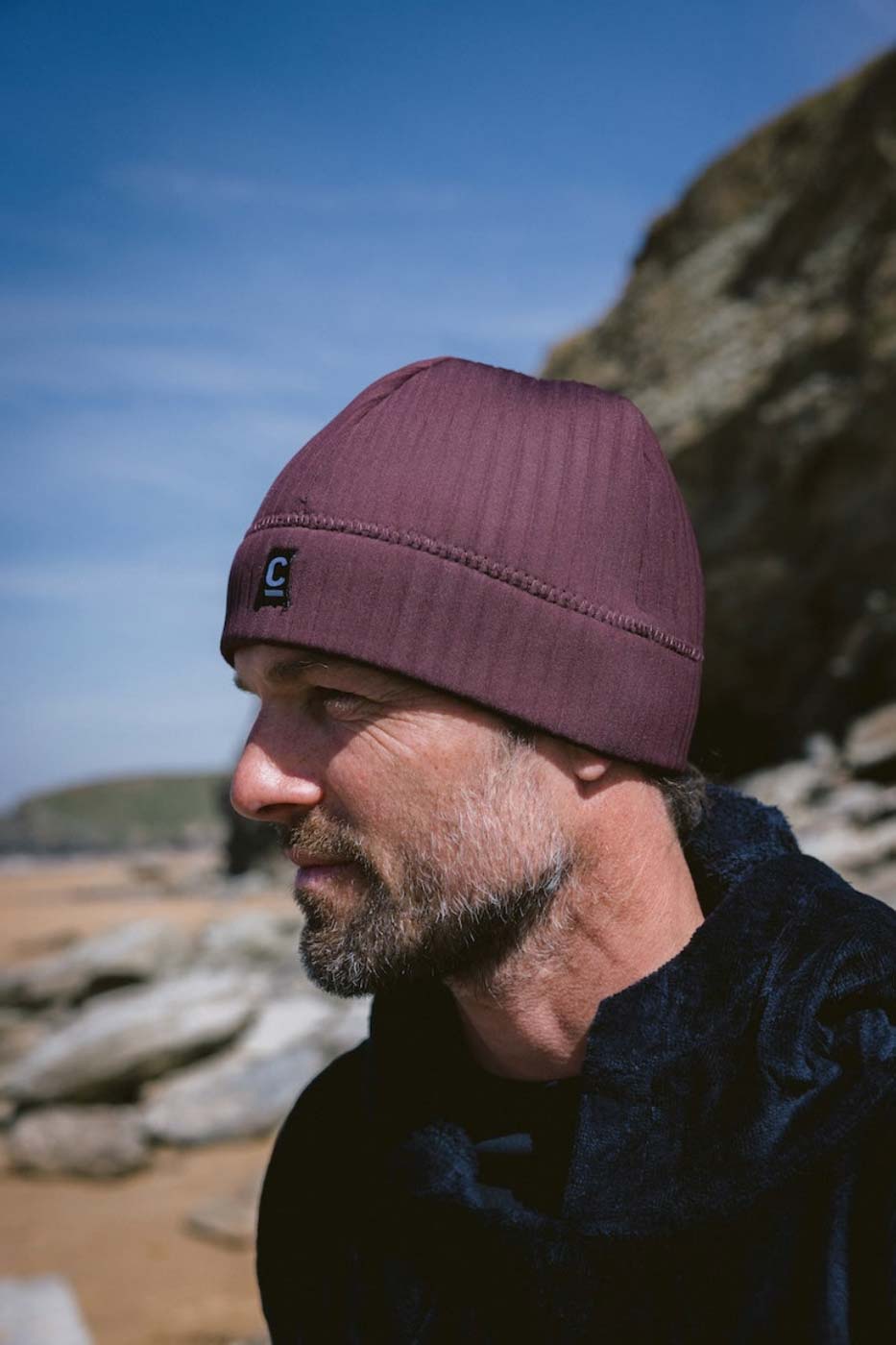C-Skins Storm Chase 2mm Beanie – Burgundy Red