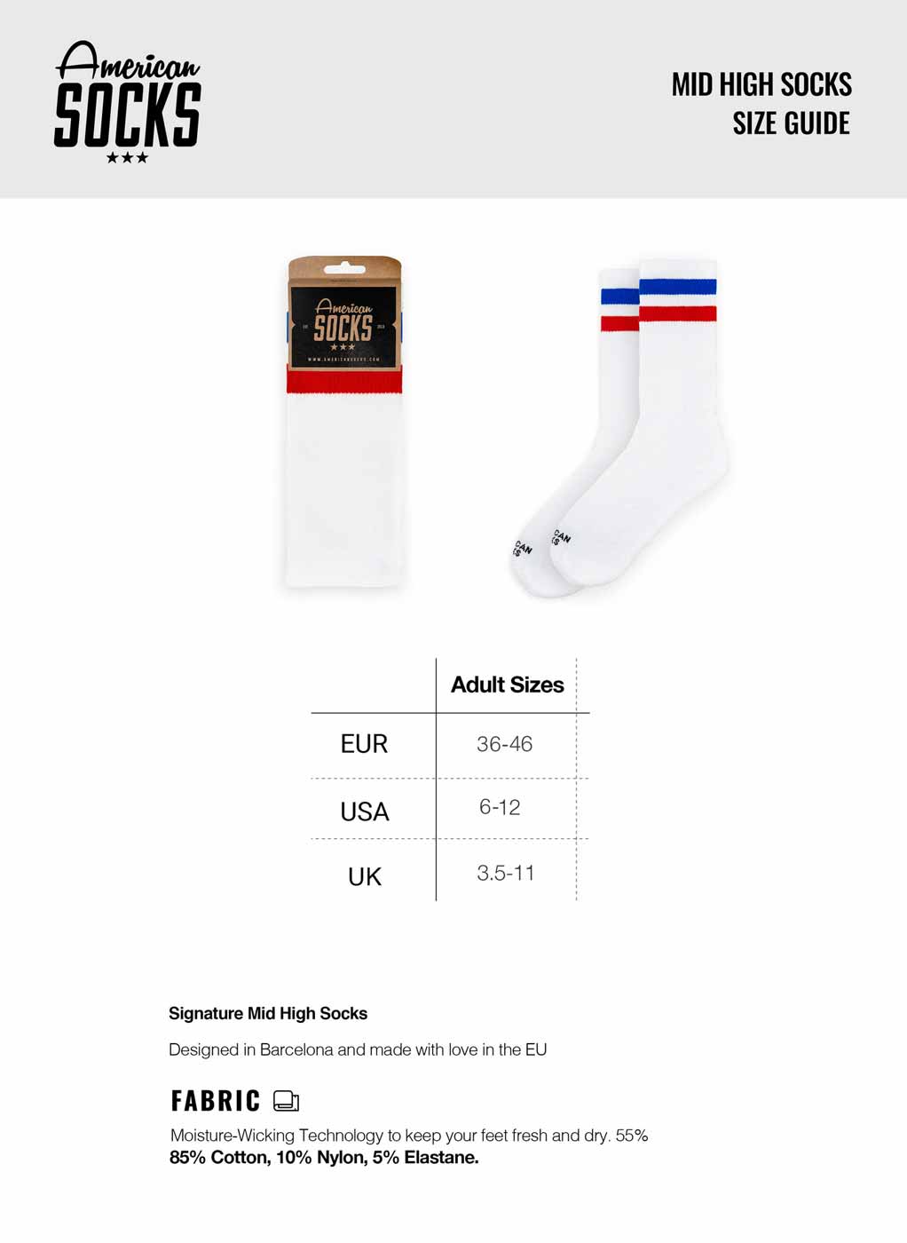 American Socks Cowboy Mid High