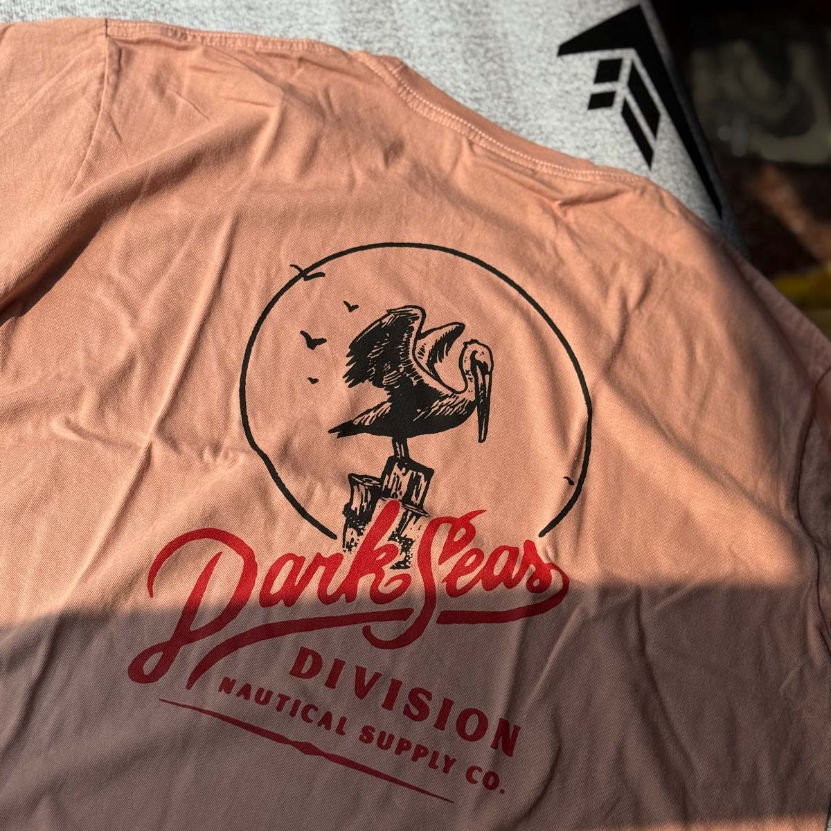Dark Seas Advocate Pigment S/S Tee – Adobe Rose
