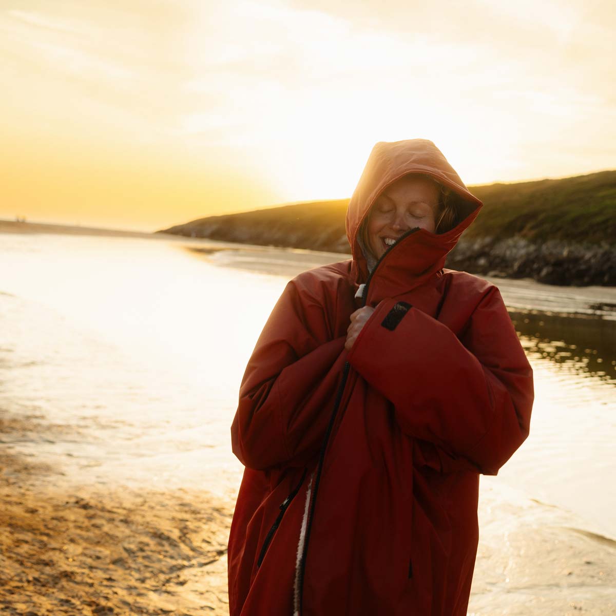 Pončo mētelis / jaka Dryrobe Advance Changing Robe - Burnt Orange