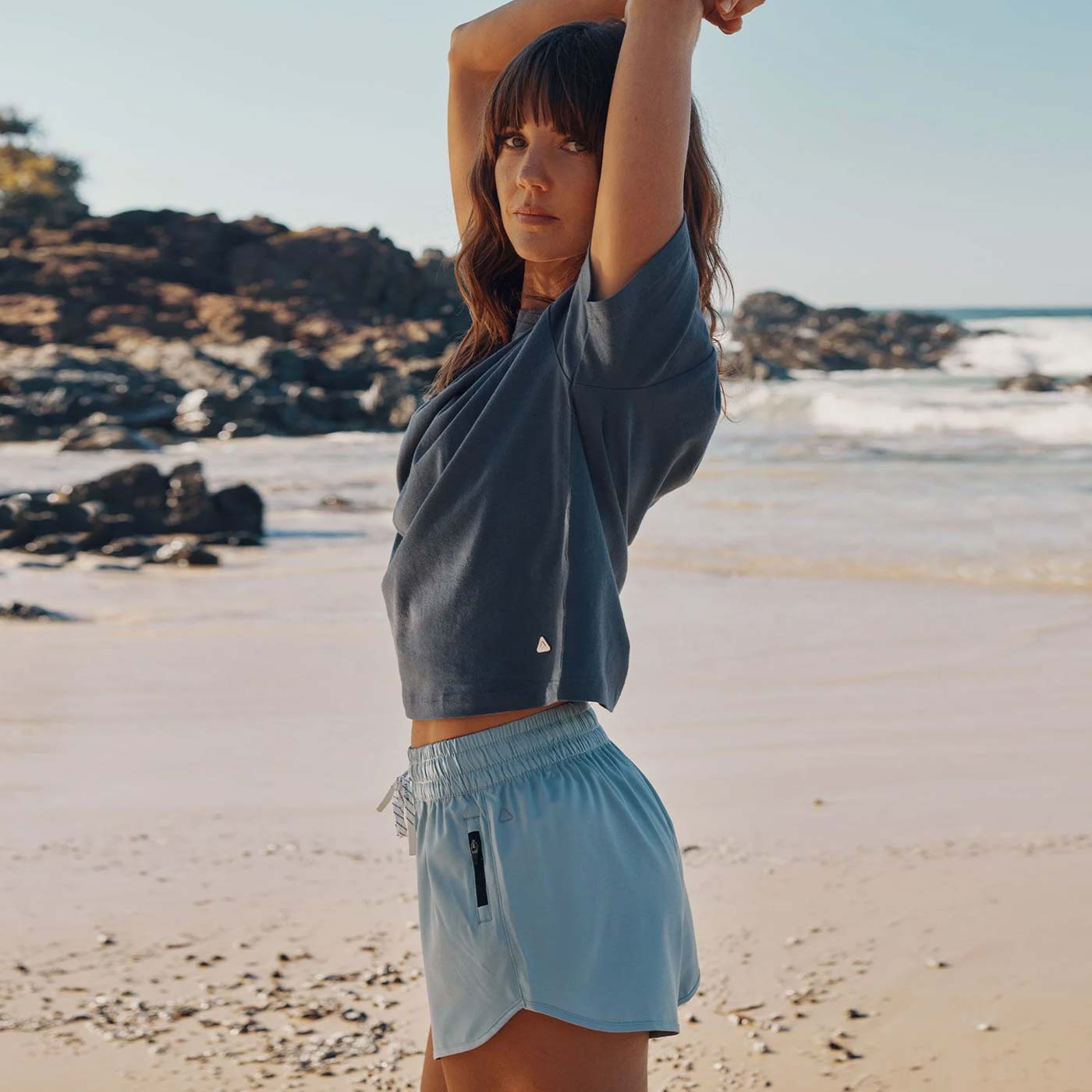 Sieviešu šorti Follow Ladies Odessa Board Shorts - Light Petina