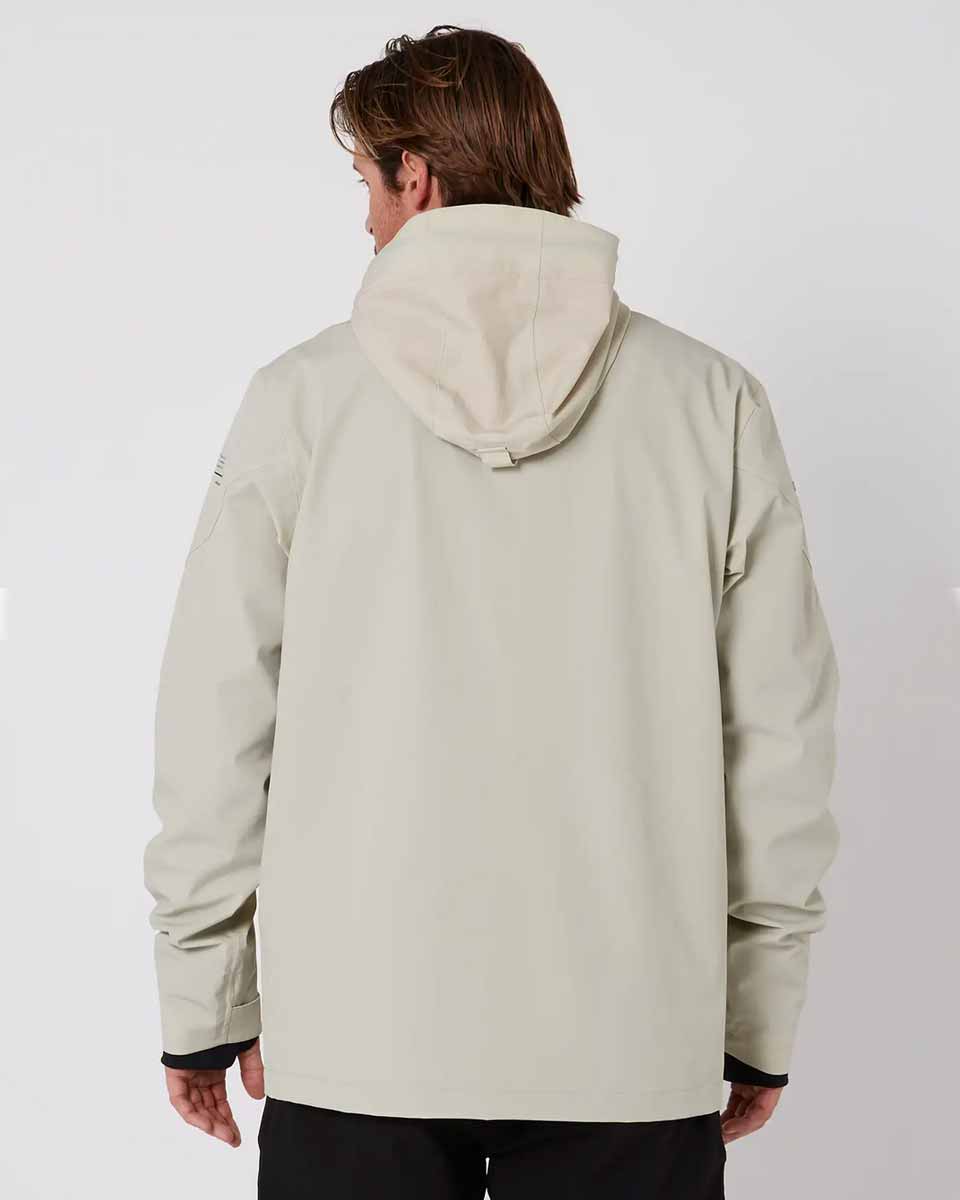 Follow Outer Spray Zip-Through Jacket - Bone