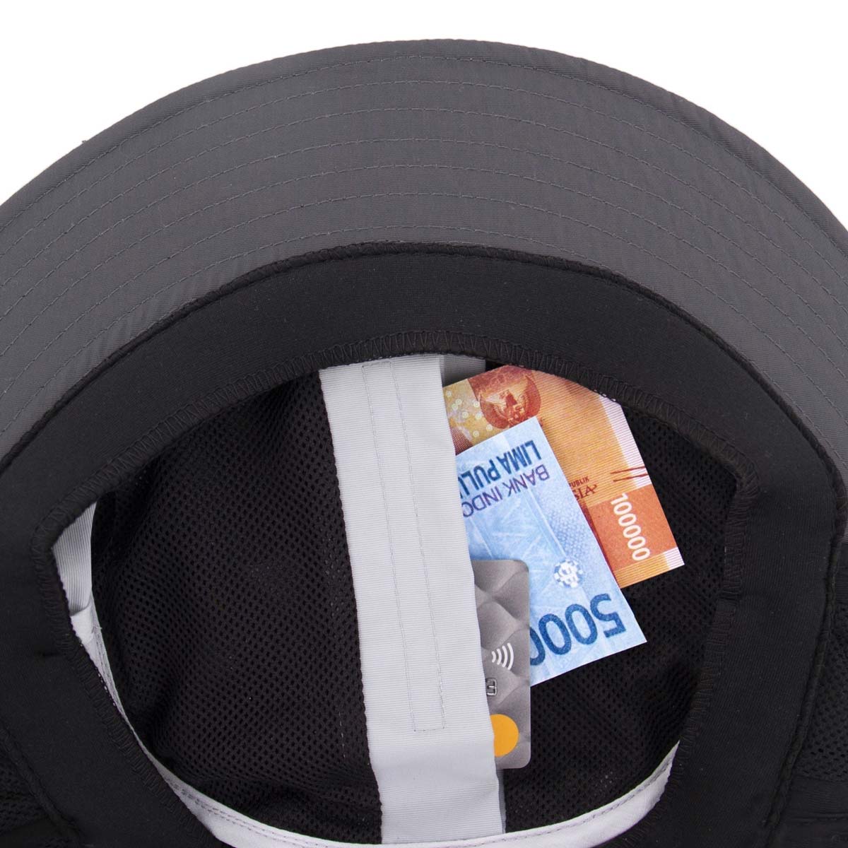Ocean & Earth Indo Stiff Peak Surf Hat – Gray