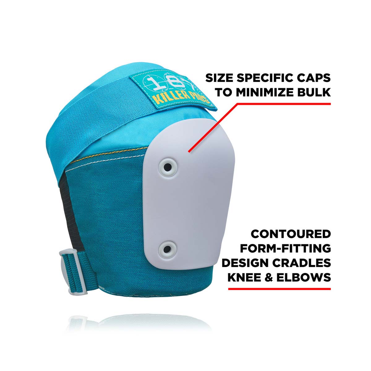 Aizsargu komplekts skeitbordam 187 Six Pack Protection – Teal zaļa
