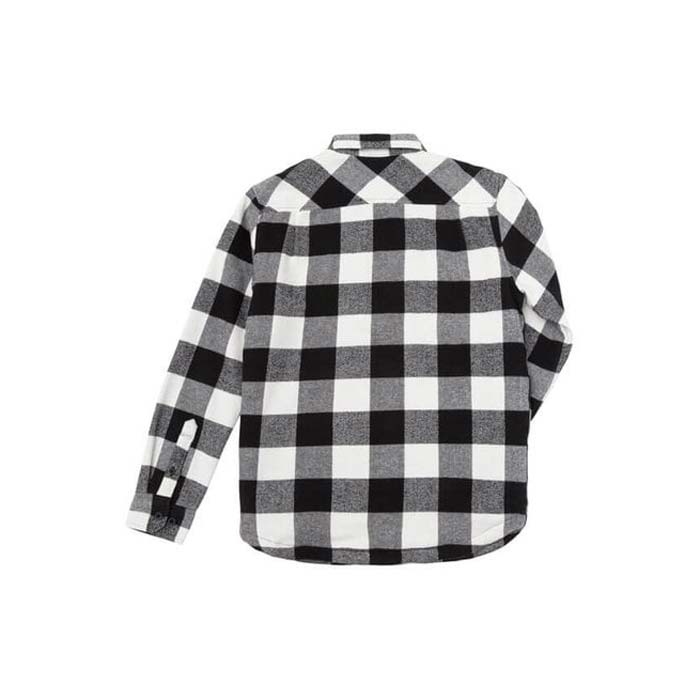 Flaneļa Jaka Loser Machine Alcott jacket – melna ar baltu