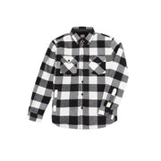 Flaneļa Jaka Loser Machine Alcott jacket – melna ar baltu